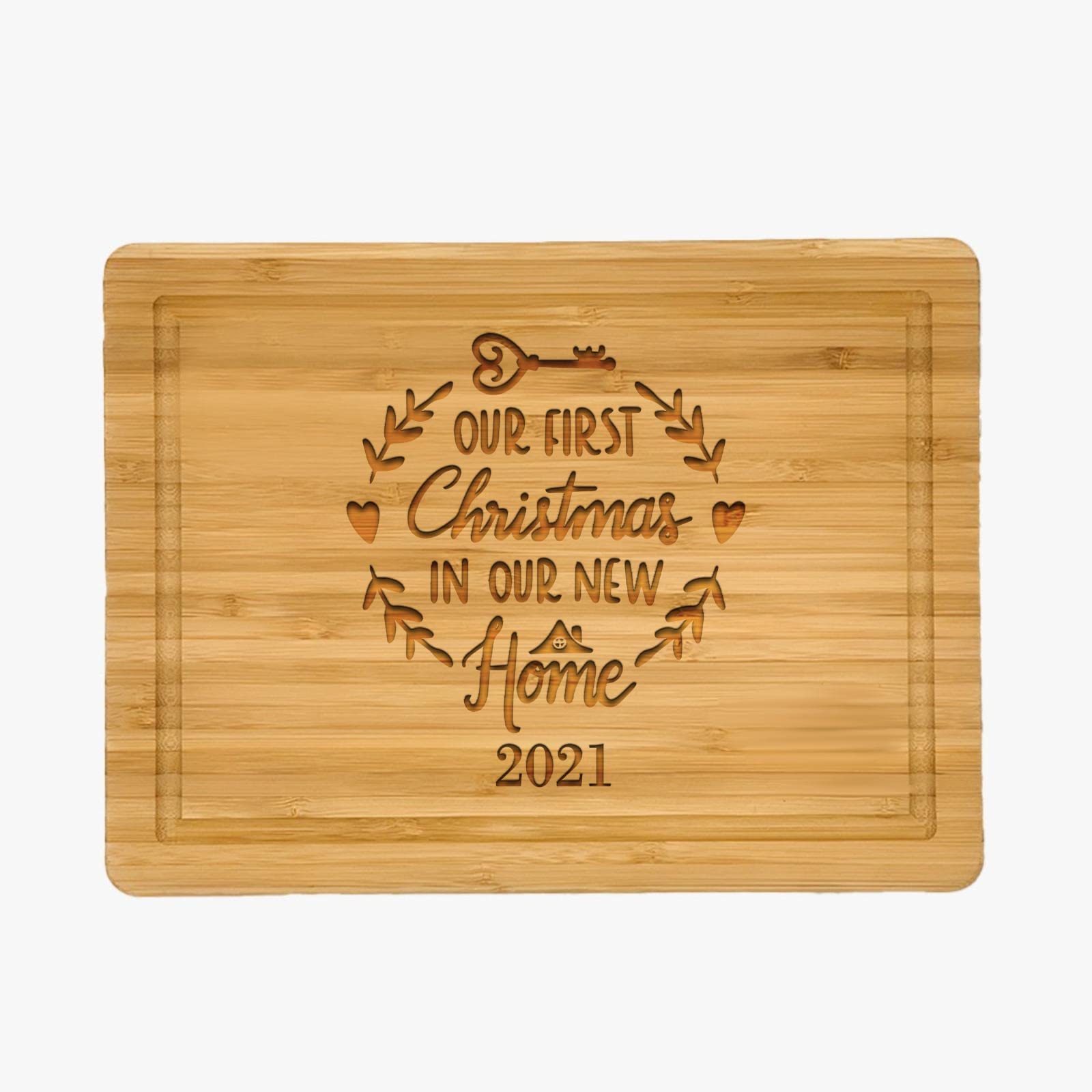Personalized Our New Home Cutting Board - Custom Housewarming Gift for New Homeowners, First Home Buyers & Couples | Unique Anniversary Present | Perfect for Kitchen Decor & Housewarming Parties