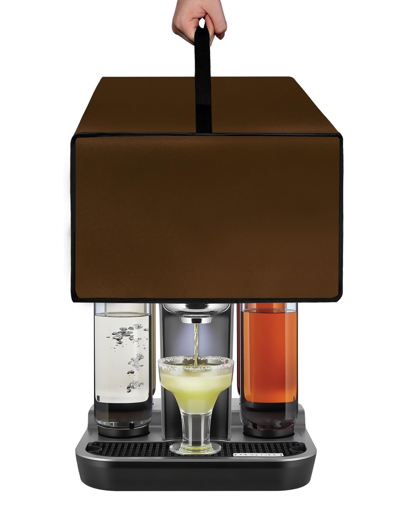 Bartesian 55306/55300 Cocktail Machine Cover - Waterproof & Dustproof Nylon Lid for Bartender Mixer & Frozen Drink Maker | Perfect for Home Bars, Parties & Outdoor Use
