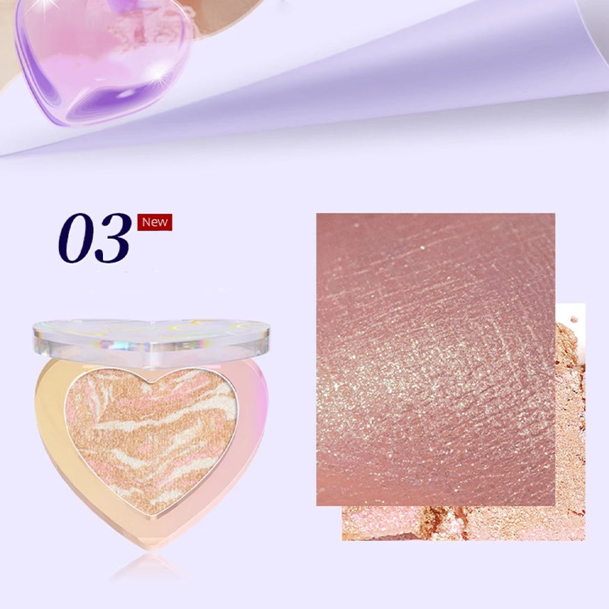 Shedella Heartbeat Glow Highlighter - Illuminating Makeup Stick for Face & Body, Vegan & Cruelty-Free - Perfect for Contouring, Highlighting & Night Out Glam