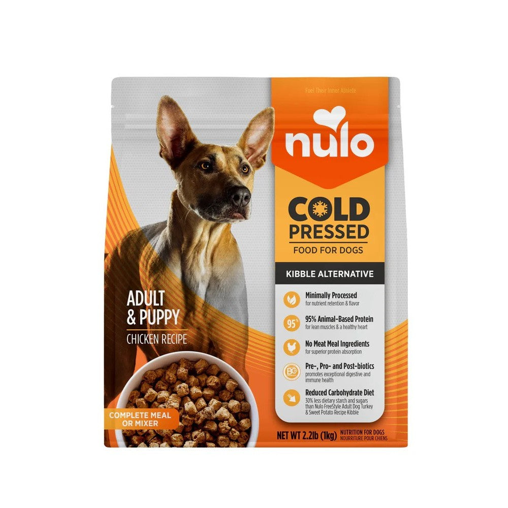 Premium Cold-Pressed Chicken & Tuna Dry Dog Food for Adult Dogs & Puppies - High Protein, Grain-Free Nutrition for Active Pets & Growing Puppies - Perfect for Daily Meals, Training Treats & Outdoor Adventures
