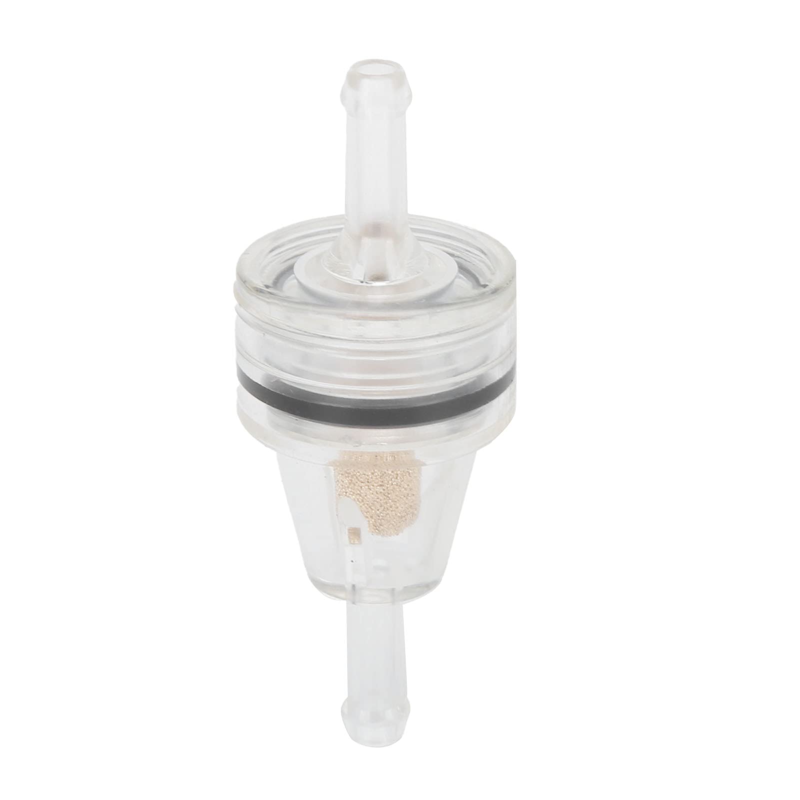 Universal 6mm Inline Fuel Filter for Motorcycles - Transparent ABS Heat-Resistant & Durable - Perfect for ATV, Dirt Bike, Scooter & Small Engine Maintenance