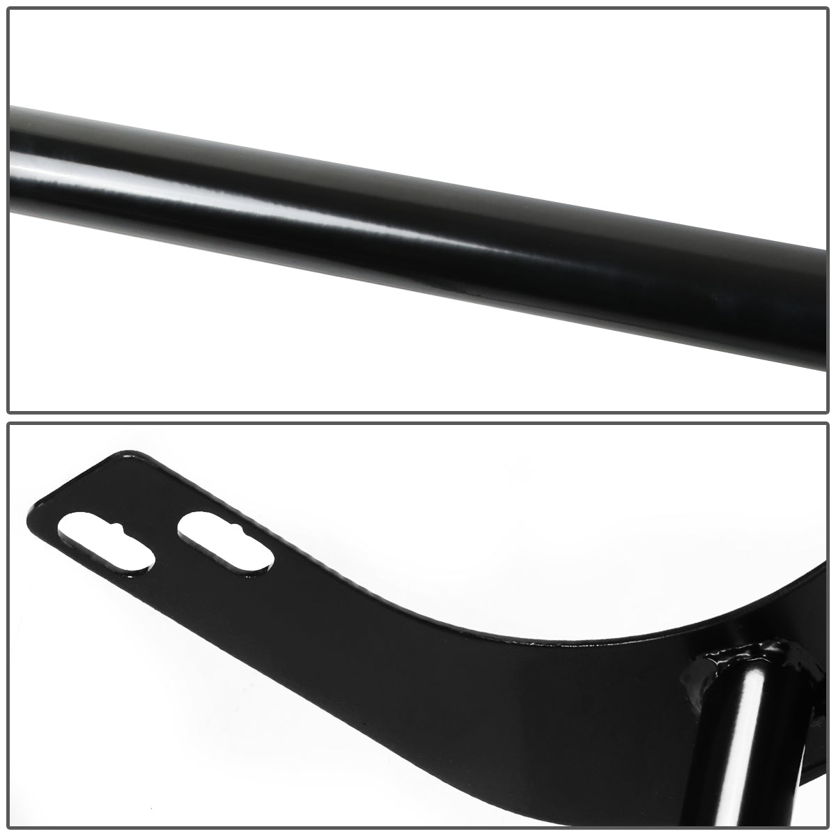 06-09 Dodge Ram 1500/2500/3500 Mega Cab Heavy Duty Steel Brush Grille Guard - Black Powder Coated Front Bumper Protection for Off-Road & Truck Accessories