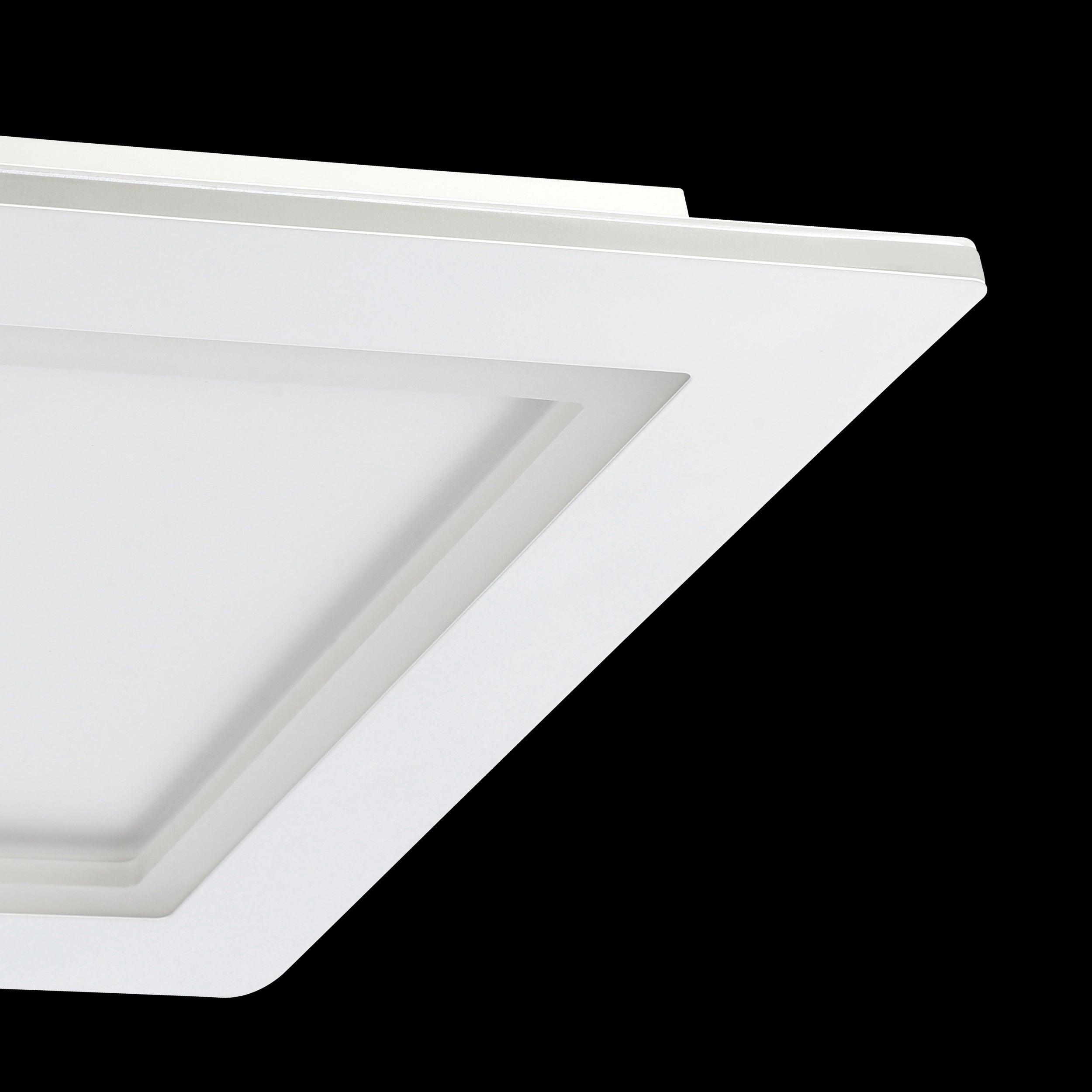 Eglo Connect Padrogiano Z Smart LED Flush Mount Ceiling Light 45cm - Dimmable White Light for Bedroom, Living Room & Kitchen | Modern Smart Home Lighting with App Control