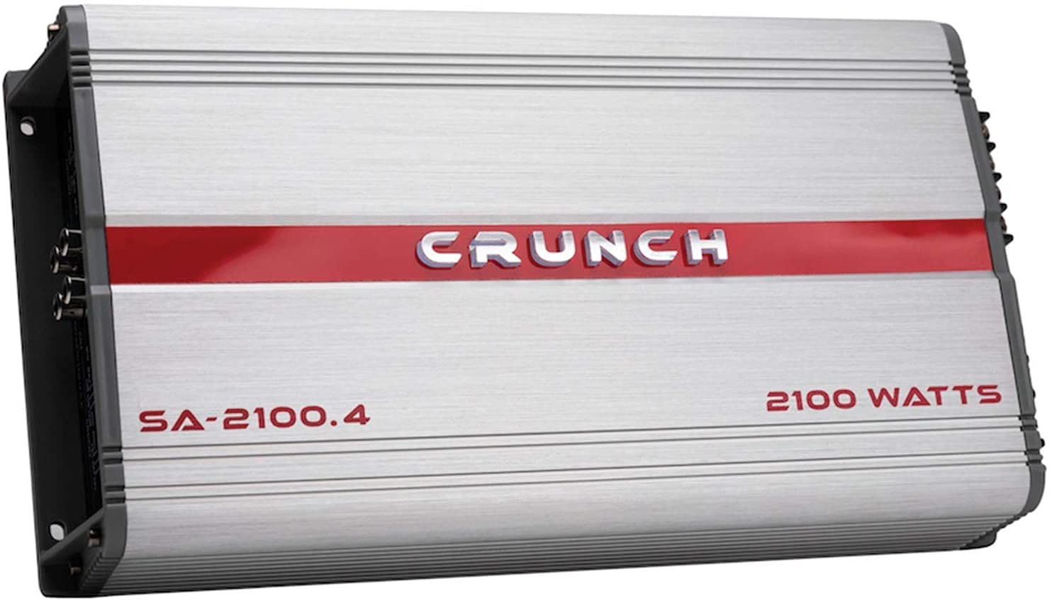 Crunch SA-2100.4 Smash Series 2100W 4-Channel Class AB Car Amplifier - High Power Audio System for Subwoofers & Speakers with Phone Holder - Perfect for Car Audio Upgrades & Bass Enhancement