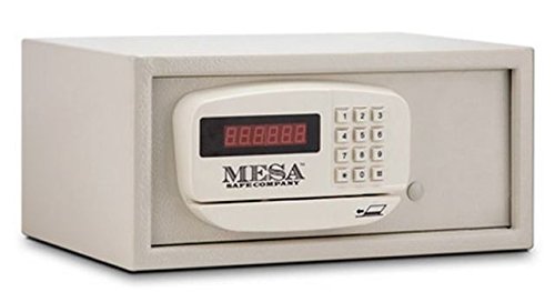 MH101E-WHT-KA White Electronic Hotel Safe with Digital Keypad - Perfect for Hotels, Motels, Vacation Rentals & Home Security