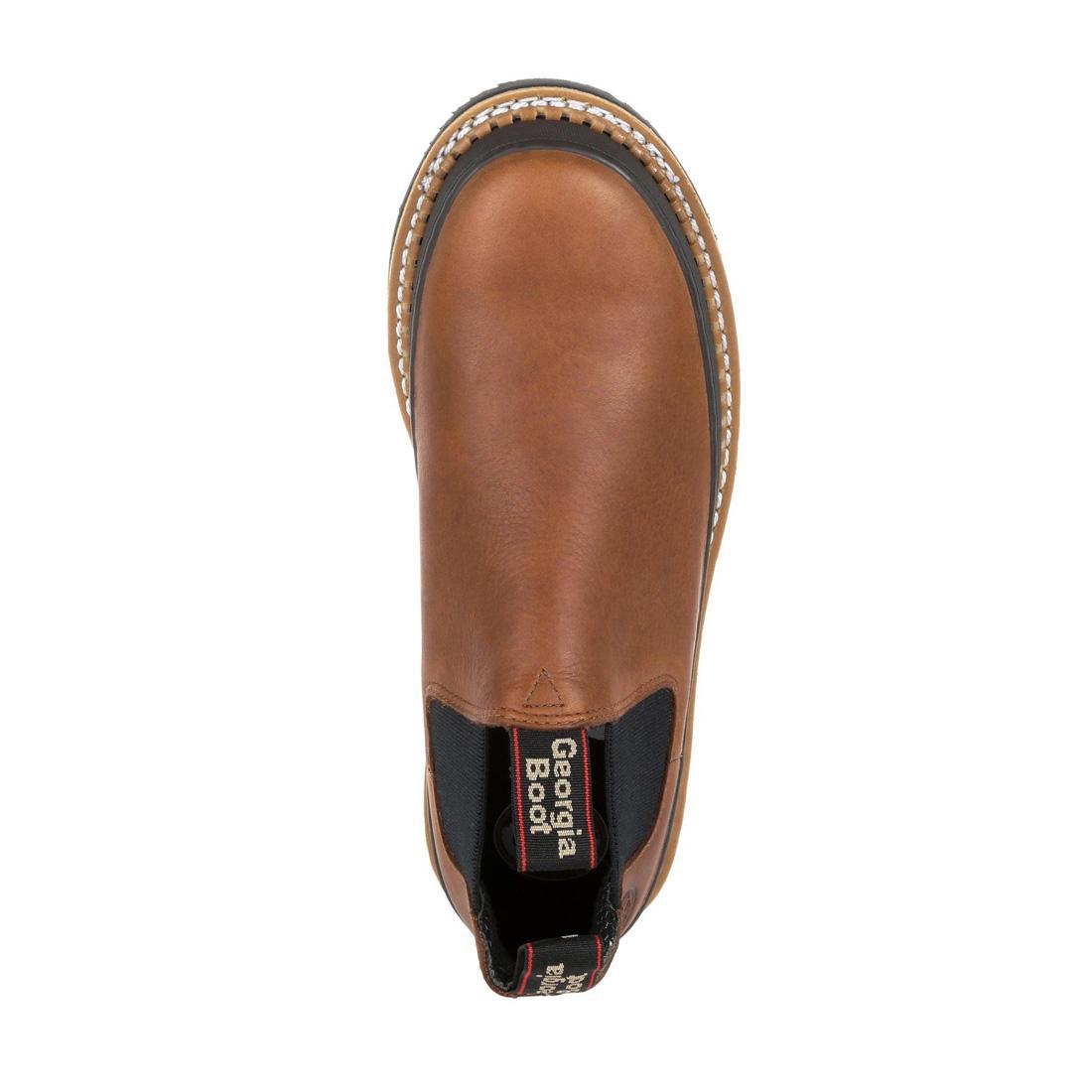 Georgia Giant Revamp Romeo Shoe - Comfortable & Stylish Men's Casual Slip-On Shoes for Outdoor, Work & Everyday Wear