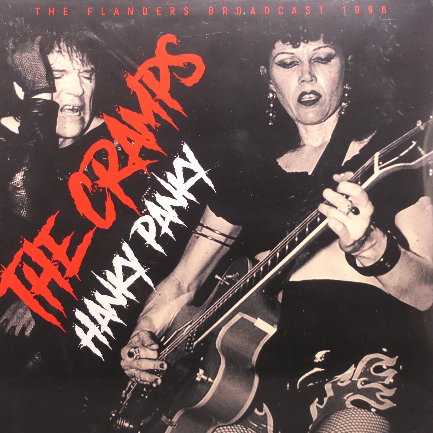 CRAMPS 'Hanky Panky: Flanders Broadcast 1996' Limited Edition Red Vinyl 2LP Record - Punk Rock Collectible for Music Lovers & Vinyl Enthusiasts