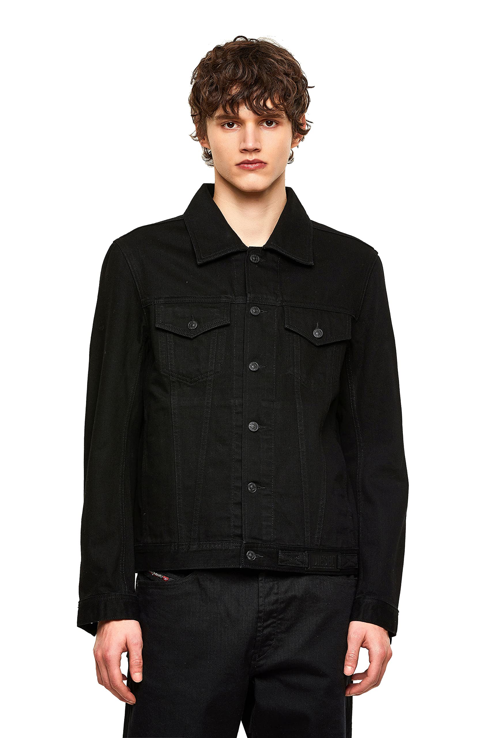 Diesel NHILL-C1 Men's Denim Jacket - Stylish & Durable for Casual Wear, Outdoor Adventures & Everyday Fashion
