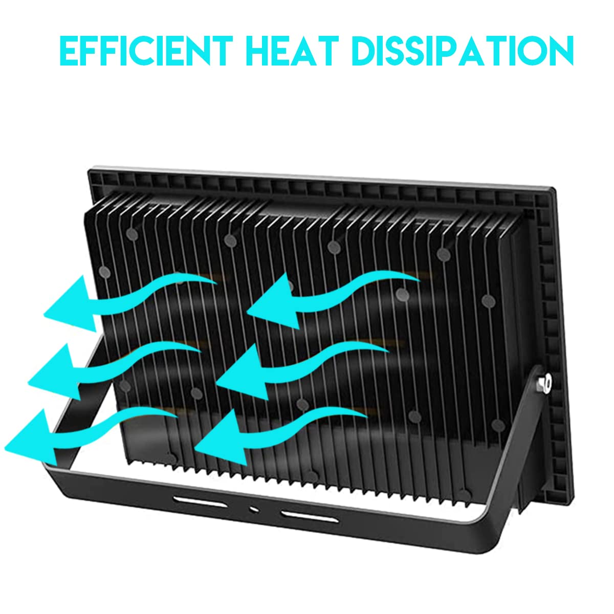 200W LED Flood Light Outdoor 3-Pack - 20000LM High Brightness Waterproof Work Light with Plug & Switch - IP66 Security Lighting for Yard, Garage, Warehouse (5000K Daylight White) - Perfect for Construction Sites, Parking Lots & Emergency Lighting