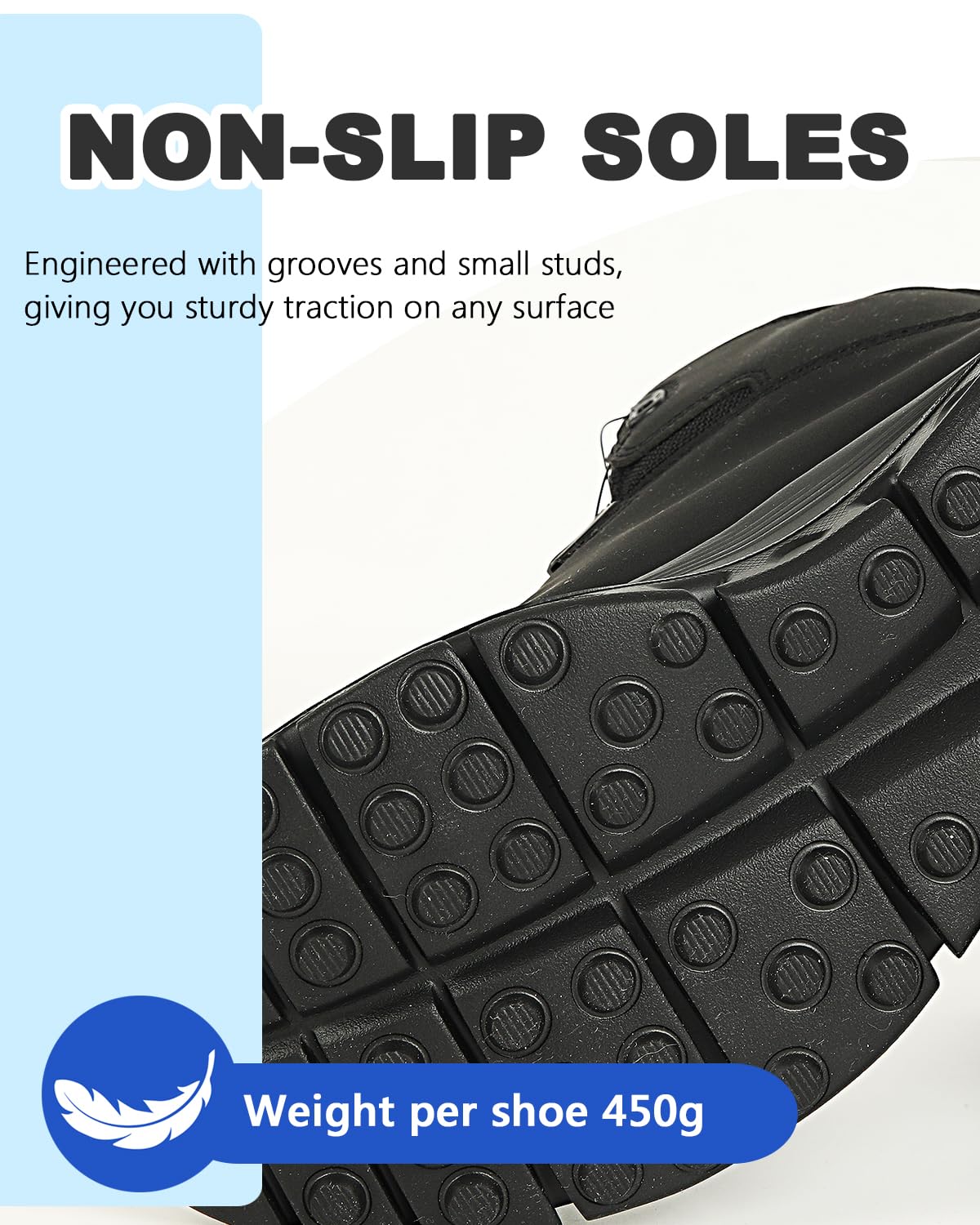 Men's Motorcycle Riding Shoes - Lightweight, Breathable Lining with Reinforced Shift Pad - Perfect for Commuting & Long Distance Touring