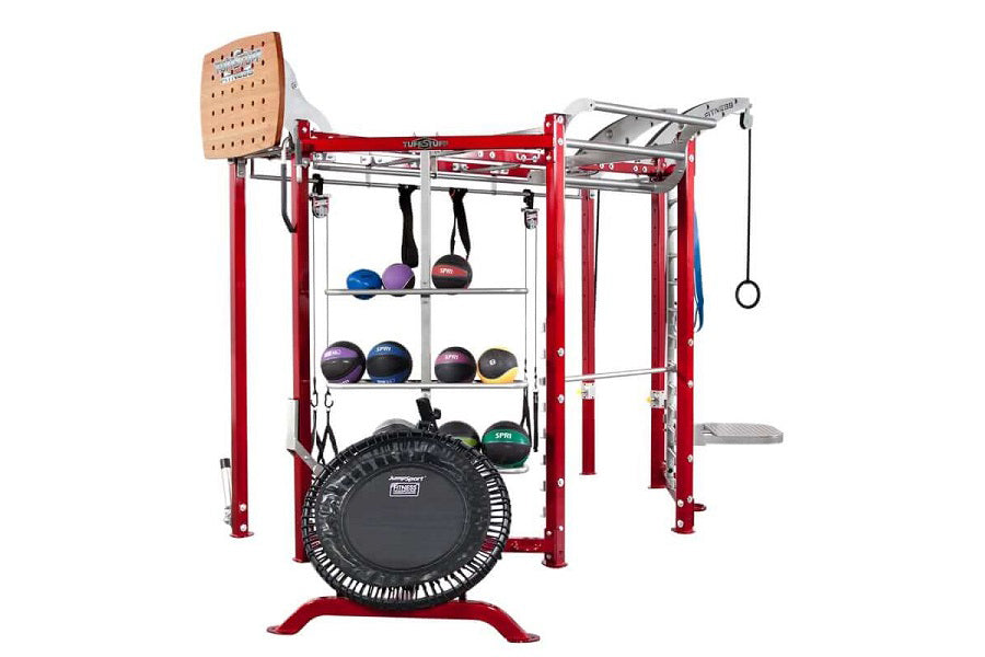TuffStuff CT8 Multi-Functional Fitness Training System - Home & Commercial Gym Equipment for Strength & Cardio Workouts
