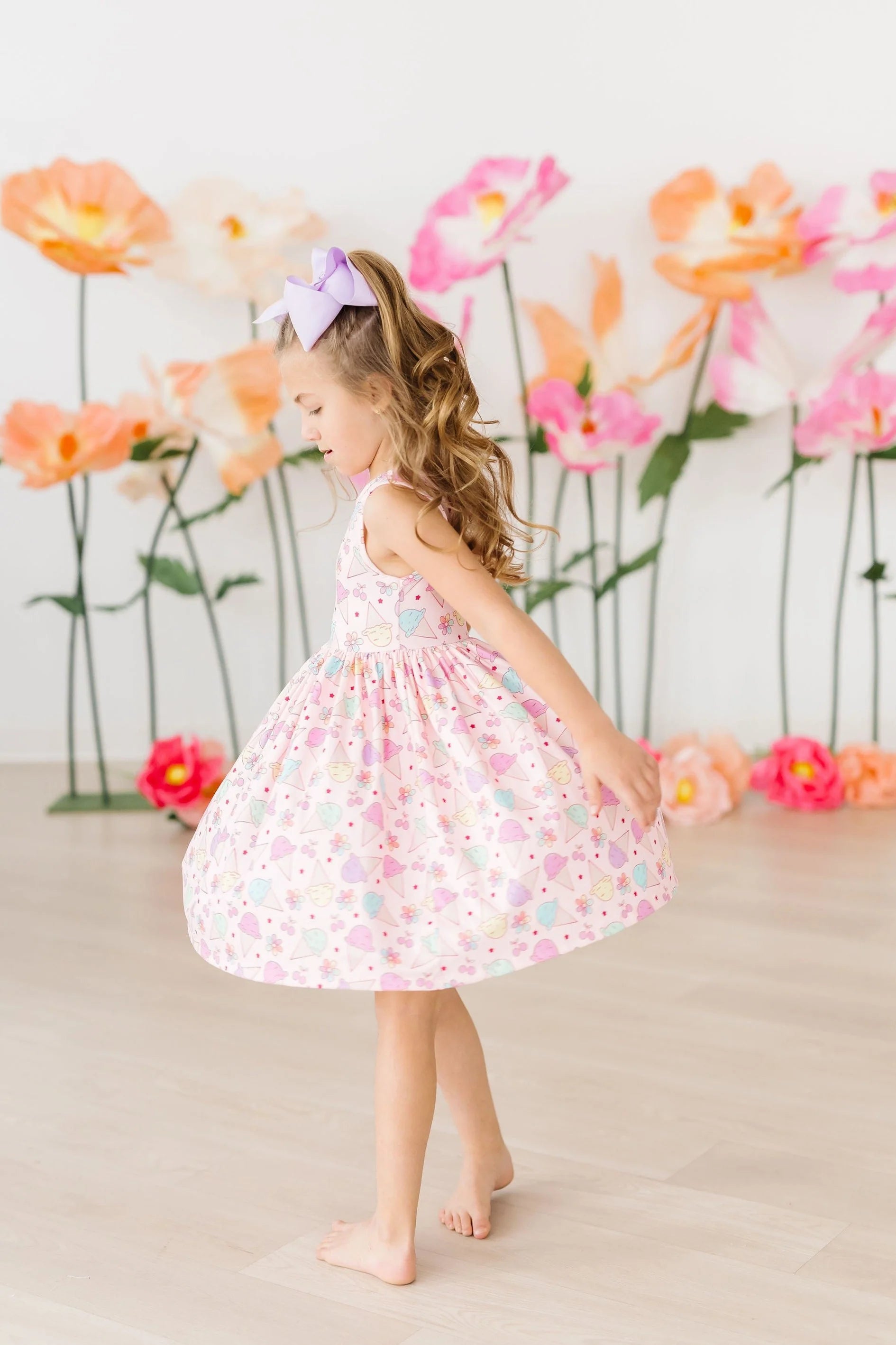 Stylish Ice Cream & Shout Tank Twirl Dress for Women - Summer Casual Flowy Swing Dress for Beach, Party, and Everyday Wear