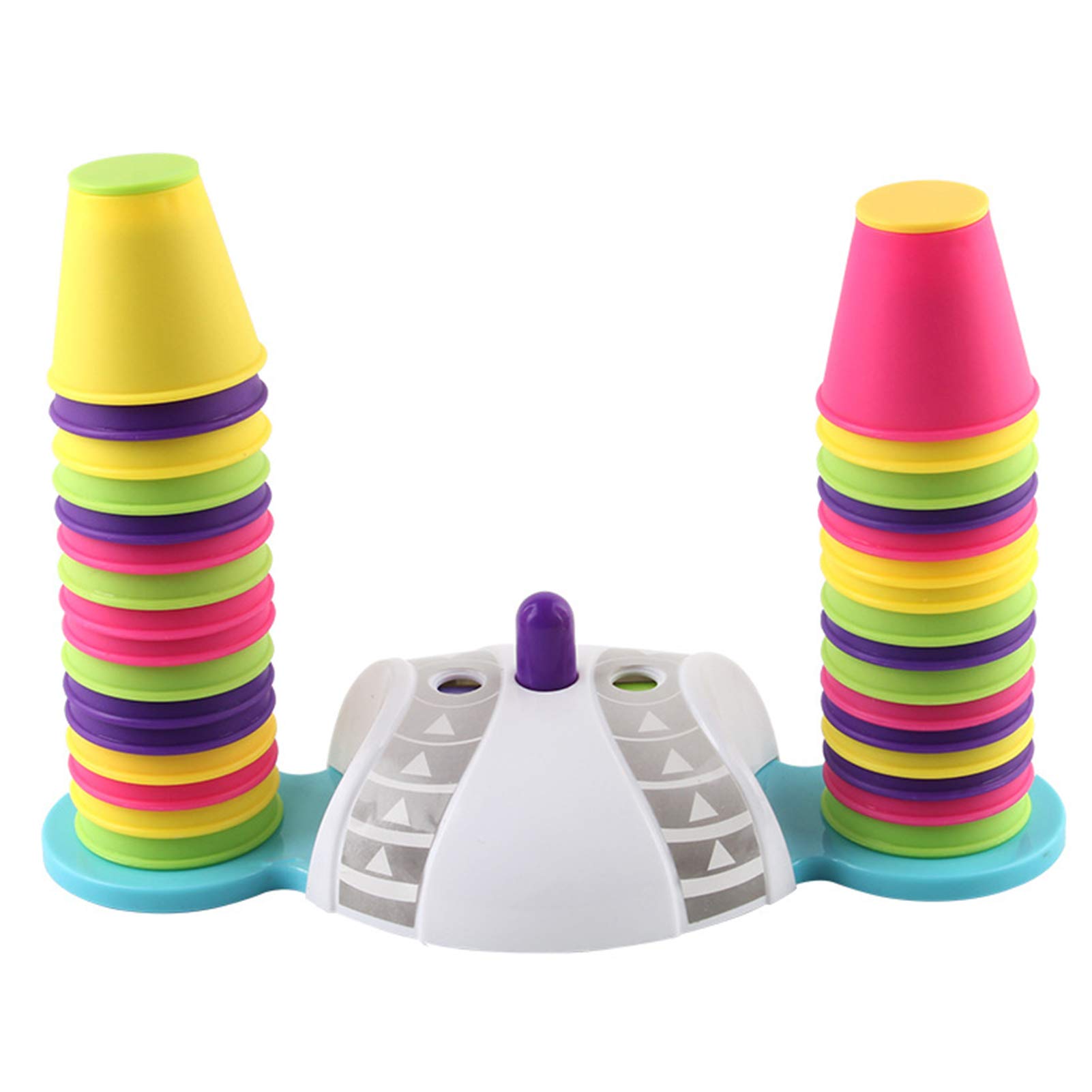 Stacking Cups Toy for Kids - Early Learning Educational Game, Parent-Child Interactive Stacking Challenge for Toddlers (Perfect for Birthday Gifts, Preschool Activities & Family Fun Time)