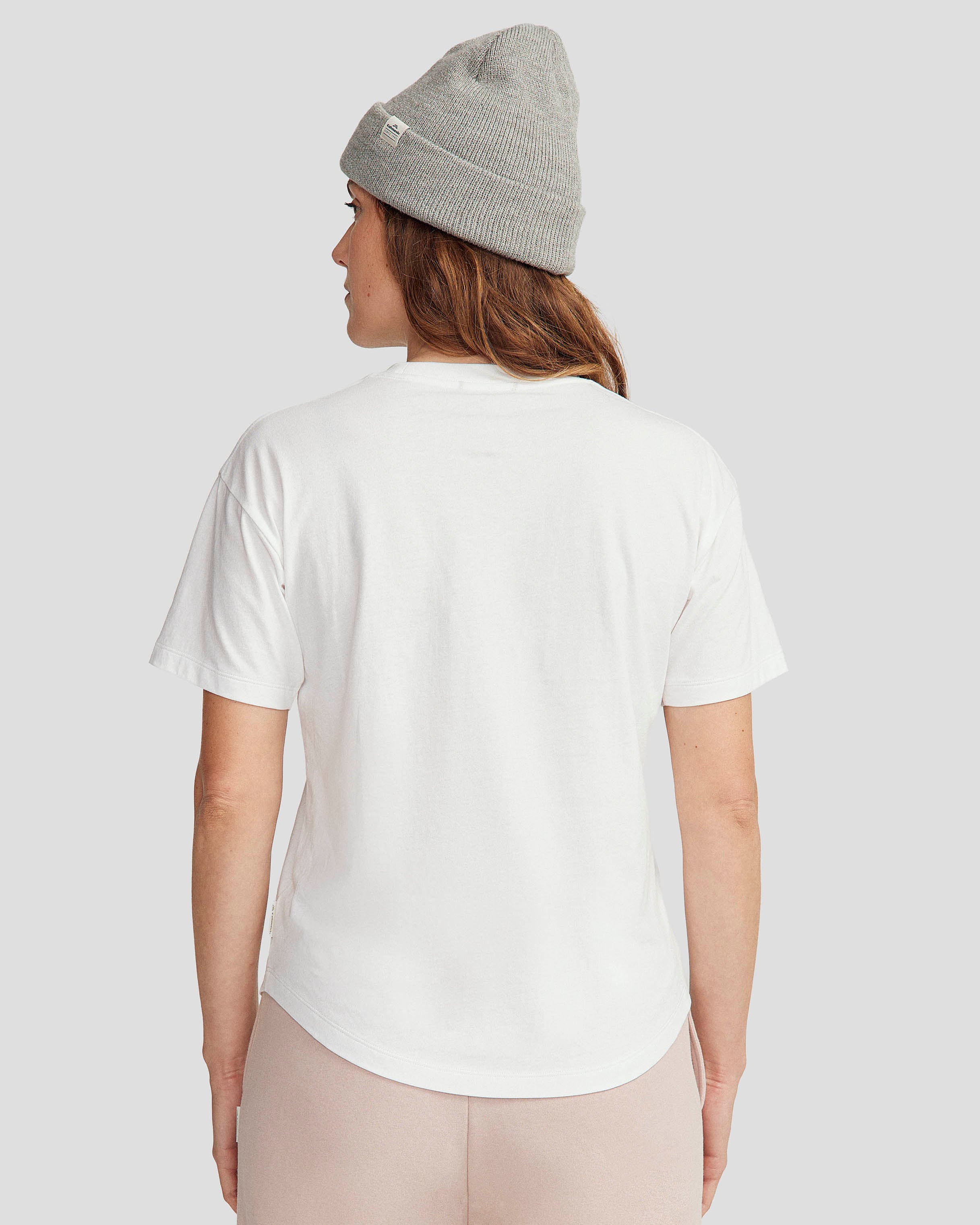 Women's Logo Organic Cotton T-Shirt - Soft & Comfortable White Tee for Casual Wear & Everyday Outfits