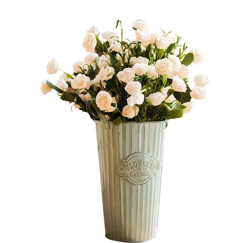 White Camellia Artificial Flowers - Modern Home Decor for Living Room & Bedroom | Elegant Floral Arrangement Ideas for Housewarming, Wedding Centerpieces & Interior Design