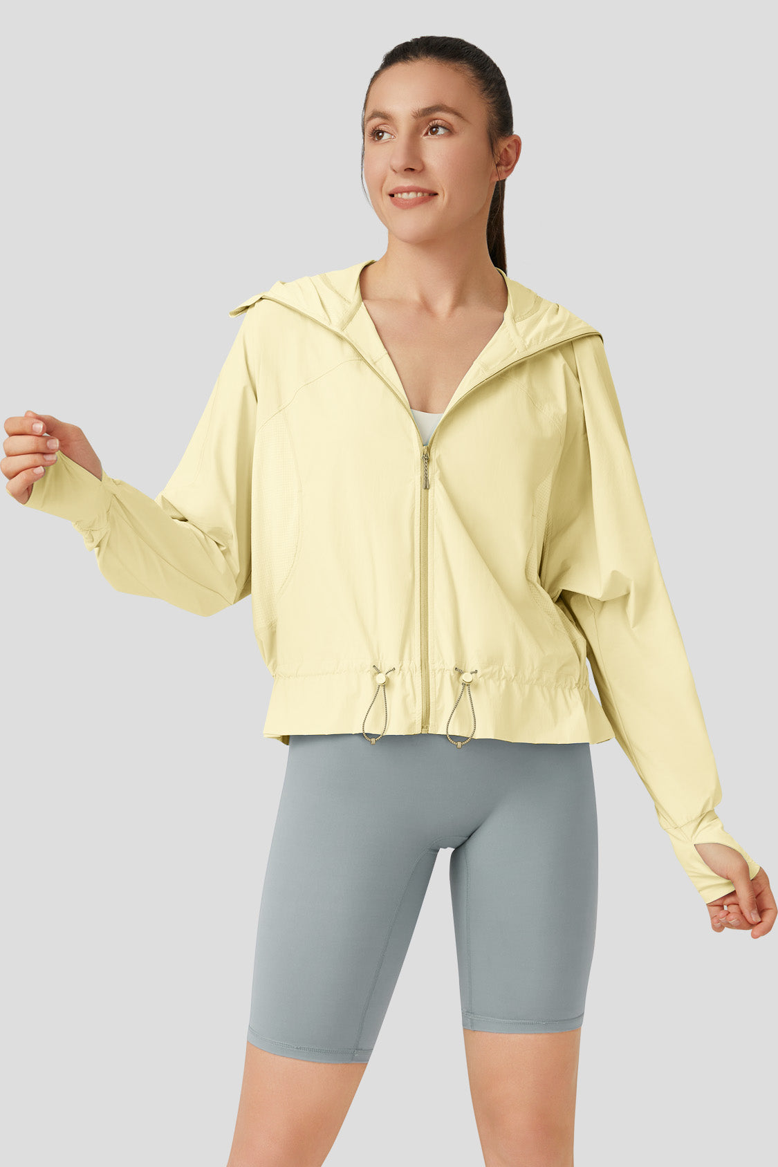 Yunzi Women's UV Protection Jacket UPF50+ Sunblock Windproof Lightweight Outdoor Hiking Travel Beach Walking - Perfect for Summer Activities and Sun Safety
