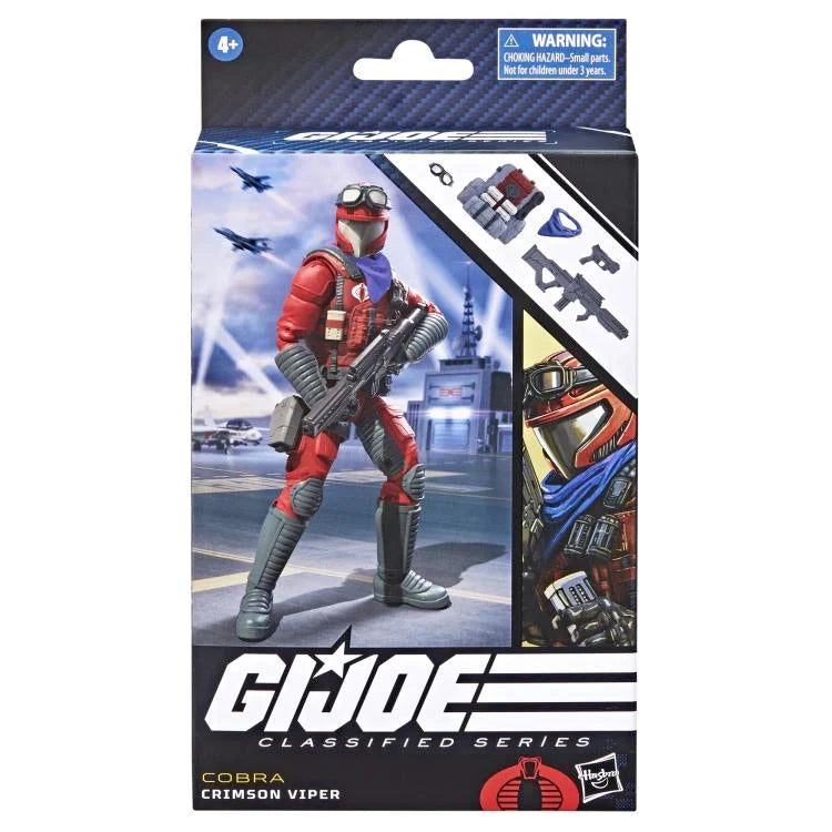 G.I. Joe Classified Series Crimson Viper Action Figure - 6-Inch Collectible Toy with Accessories for Display & Play | Perfect for Fans, Collectors & G.I. Joe Enthusiasts