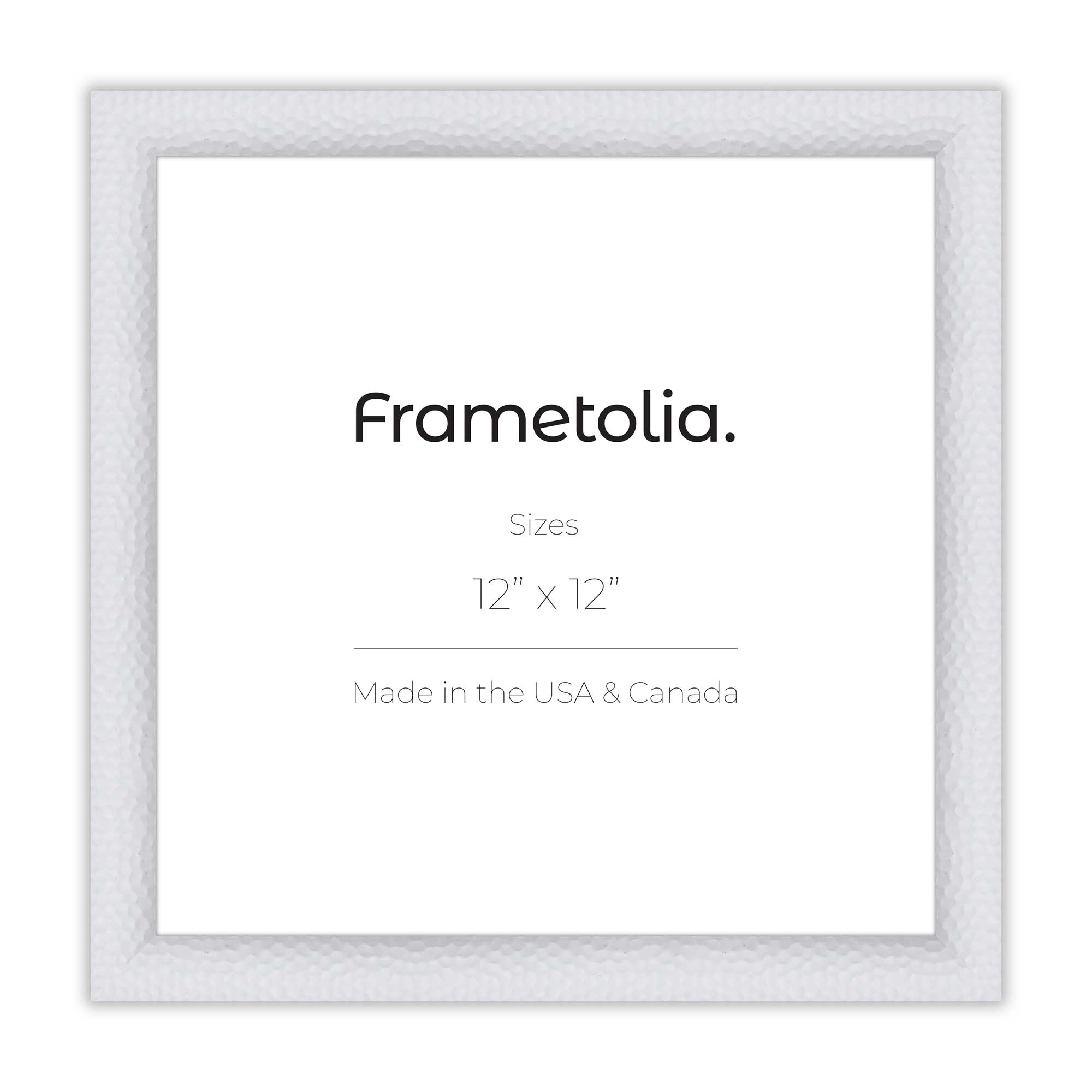 Custom Printed Hammered Black Picture Frame - Perfect for Wall Art, Home Decor, and Personalized Gifts