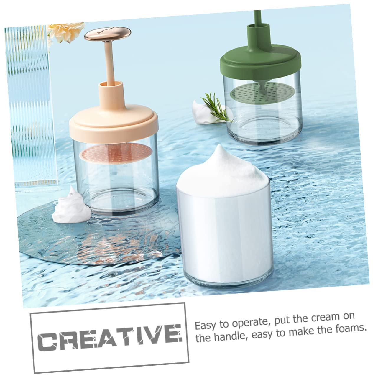 Baluue Facial Foam Maker - Efficient Skincare Frother for Face Cleansing, Lightweight Plastic Bubbler Cup, Travel-Friendly for Daily Use - Perfect for Home & On-the-Go Skincare Routine