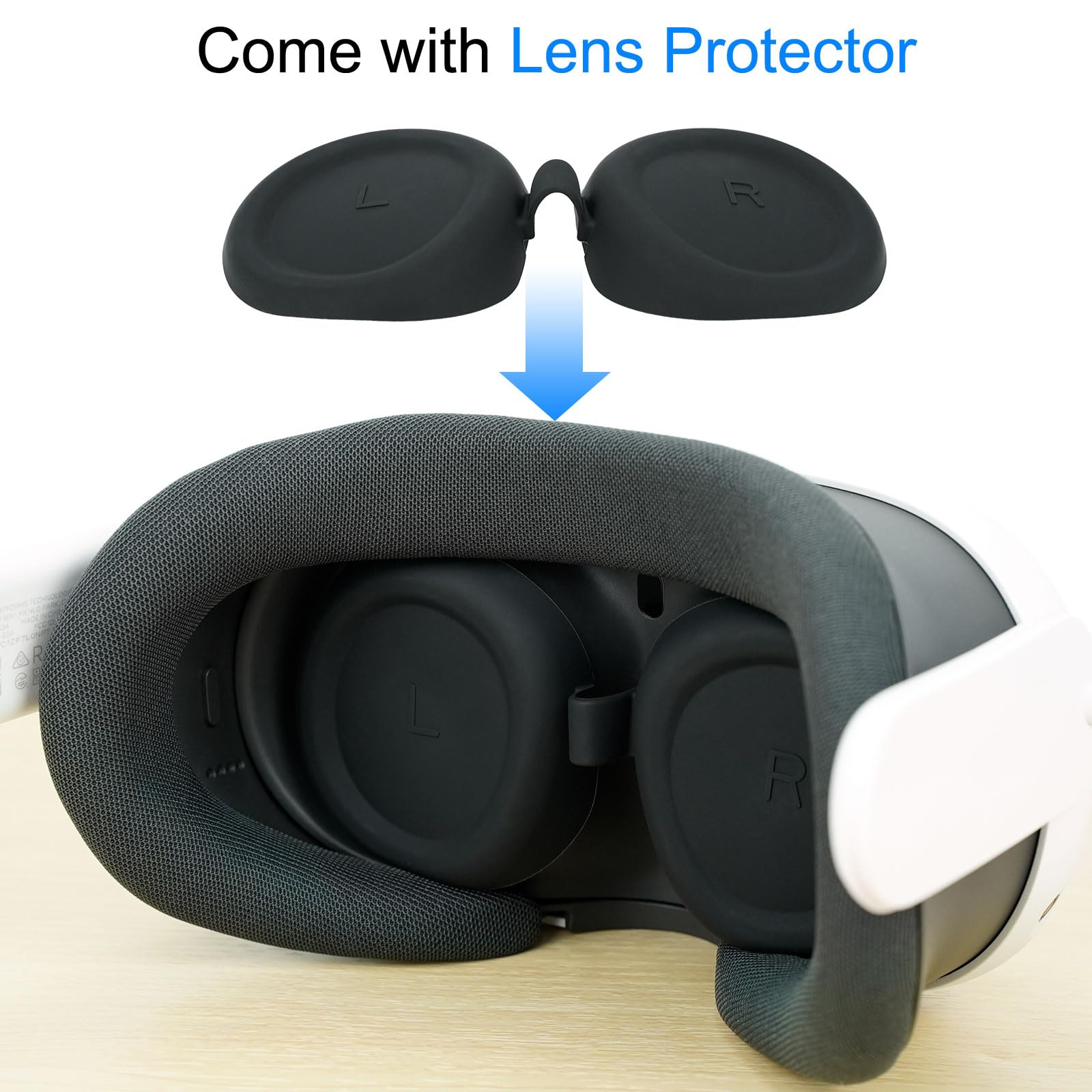 Premium Hard Travel Case for Meta Quest 3S/3/2 & Apple Vision Pro - Protective Storage for VR Headsets & Controllers with Lens Cover - Perfect for Gaming, Travel & VR Accessories Organization