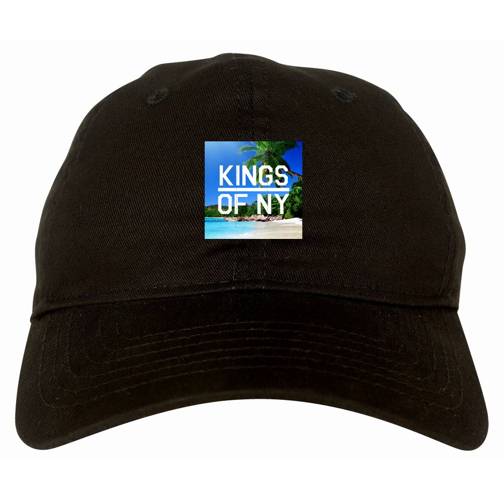 Beach Vacation Box Logo Men's Dad Hat Baseball Cap - Stylish Summer Casual Wear for Outdoor Activities, Travel & Relaxation