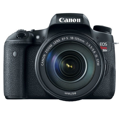 Canon EOS Rebel T6s DSLR Camera with 18-135mm STM Lens Kit - Professional Photography for Travel, Portraits & Vlogging