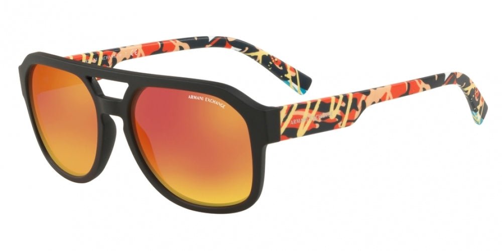 Armani Exchange 4074S Polarized Sunglasses for Men & Women - UV Protection, Fashion Aviator Style - Perfect for Driving, Beach & Outdoor Activities