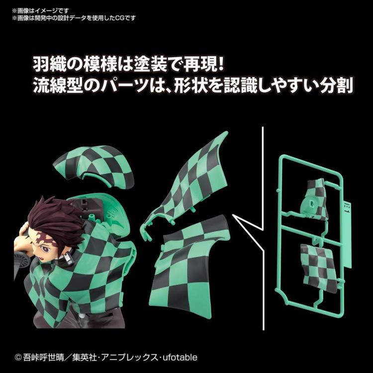 Bandai Demon Slayer Kimetsu no Yaiba Tanjiro Kamado Action Figure Model Kit - Anime Collectible for Display & Cosplay Props