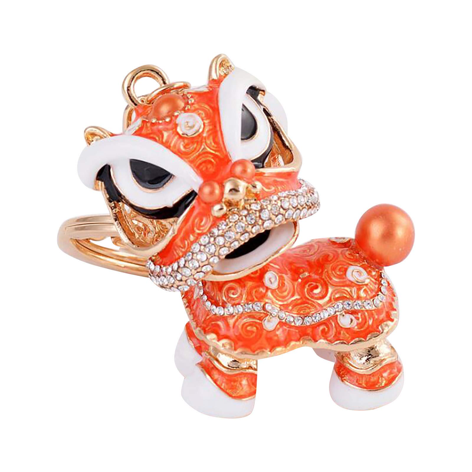 6#KF Creative Kirin Alloy Keychain Retro Pendant - Perfect for Dance Enthusiasts, Gift Giving, and Cosplay Accessories