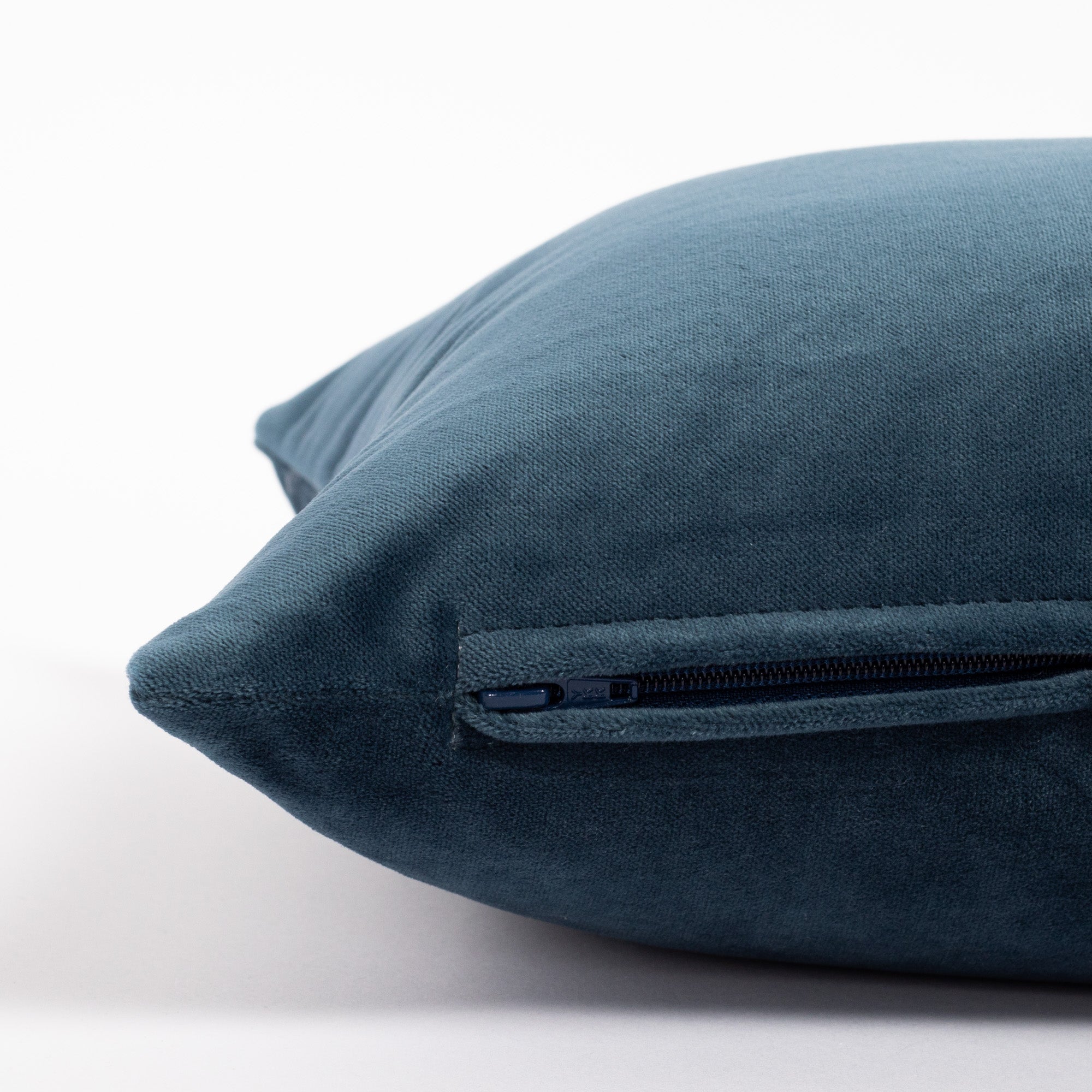 Mason Velvet 12x24 Lumbar Pillow - Soft Blue Decorative Cushion for Sofa, Bed & Living Room - Lakeland Blue Home Decor Throw Pillow