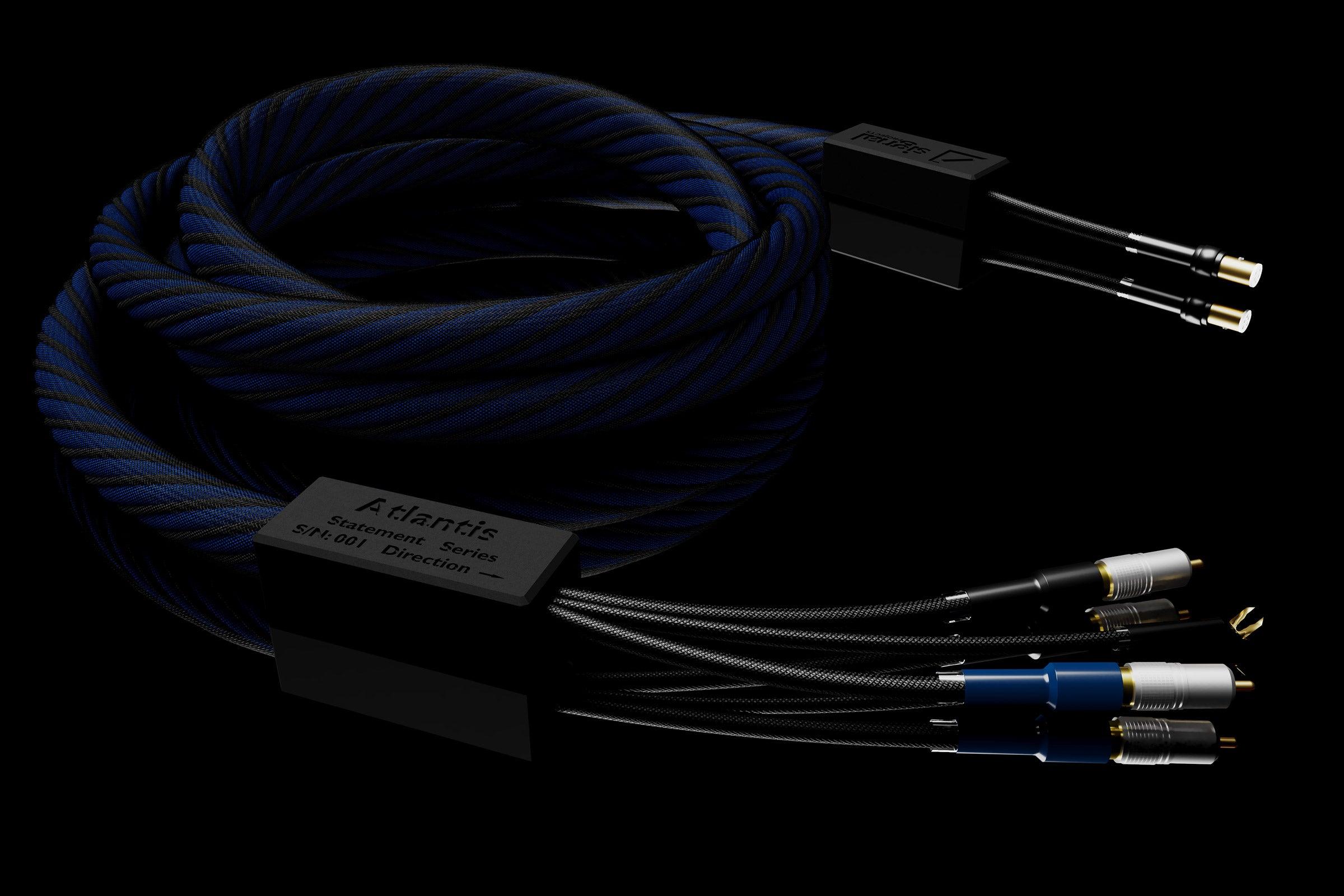 High-Quality Signal Projects Atlantis Phono Interconnect Cable - XLR & RCA Options for Audiophile Turntables & Hi-Fi Systems - Perfect for Vinyl Record Playback & Studio Recording