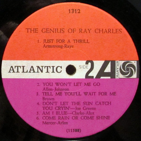 Ray Charles The Genius Of Ray Charles Vinyl LP Album - Mono Reissue Black Pressing (VG Condition) - Perfect for Vintage Music Collectors & Jazz Enthusiasts