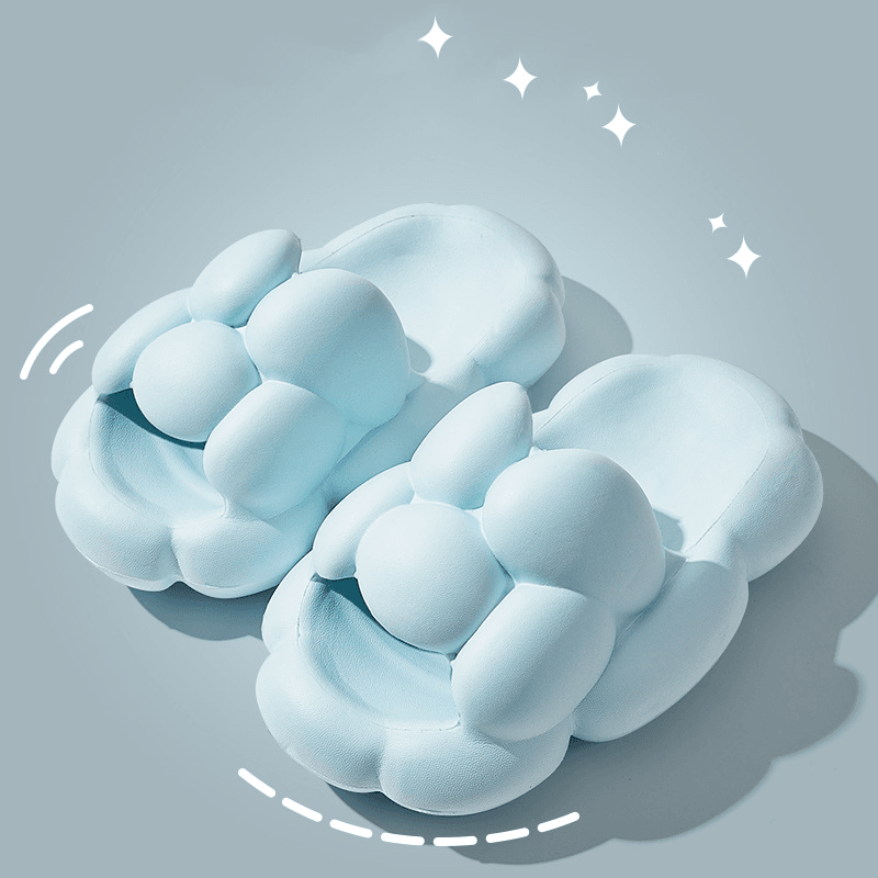 Puffy Comfy Cloud Slippers - Ultra Soft & Cozy House Shoes for Women & Men - Perfect for Indoor Relaxation, Lounging & Spa Days