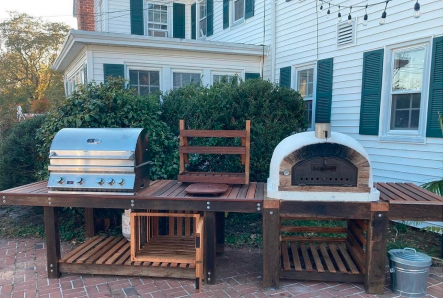 BUENA VENTURA SIERRA PREMIUM HYBRID PIZZA OVEN - Outdoor & Indoor Wood & Gas Pizza Maker for Backyard, Patio, Restaurant - Perfect for Home Cooking, Camping & Commercial Use