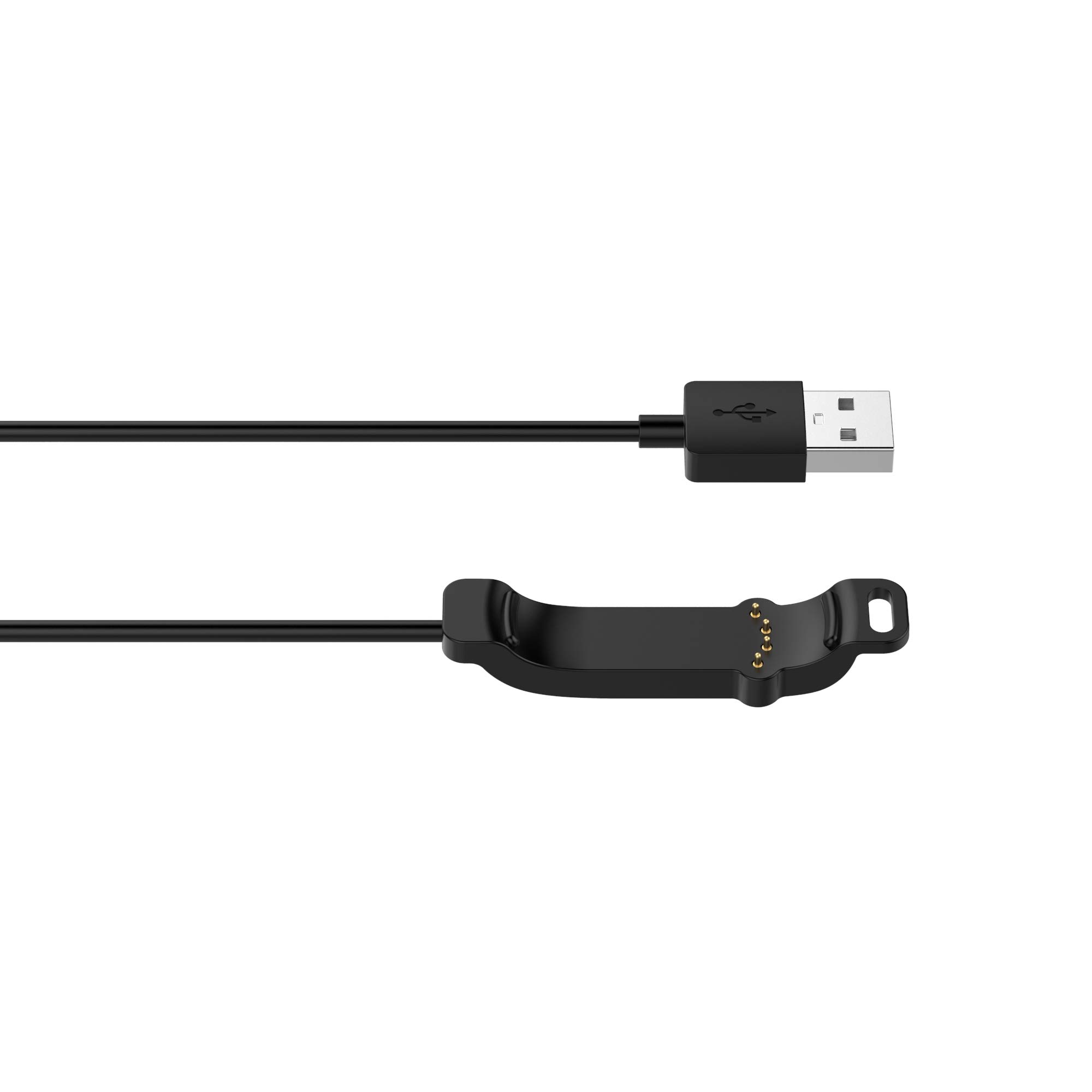 Original Polar Unite Charger - 3.3ft USB Charging Cable Compatible with Polar Unite Fitness Watch | Replacement Dock Adapter for Home, Gym & Travel Use (2-Pack, Black)