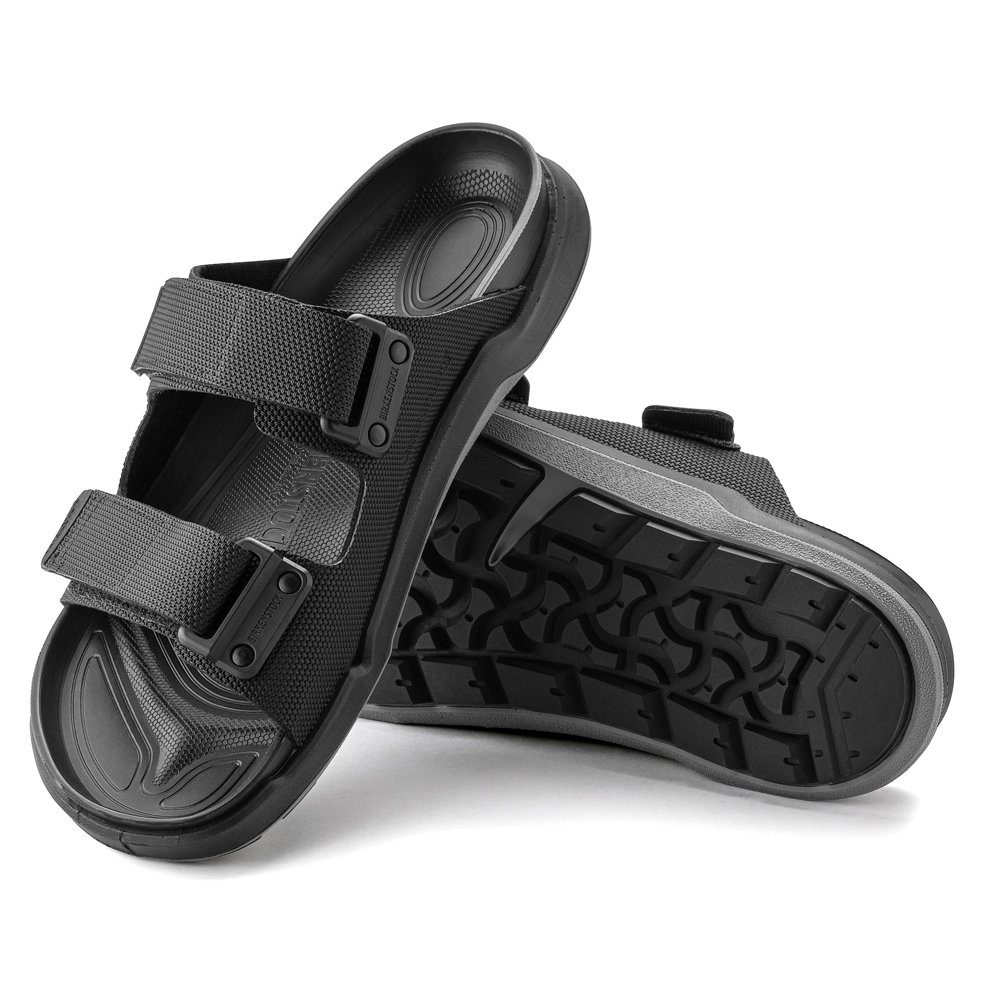 Birkenstock Men's Atacama Birko Flor Sandals in Futura Black - Comfortable & Durable Leather Footwear for Walking, Travel & Casual Wear