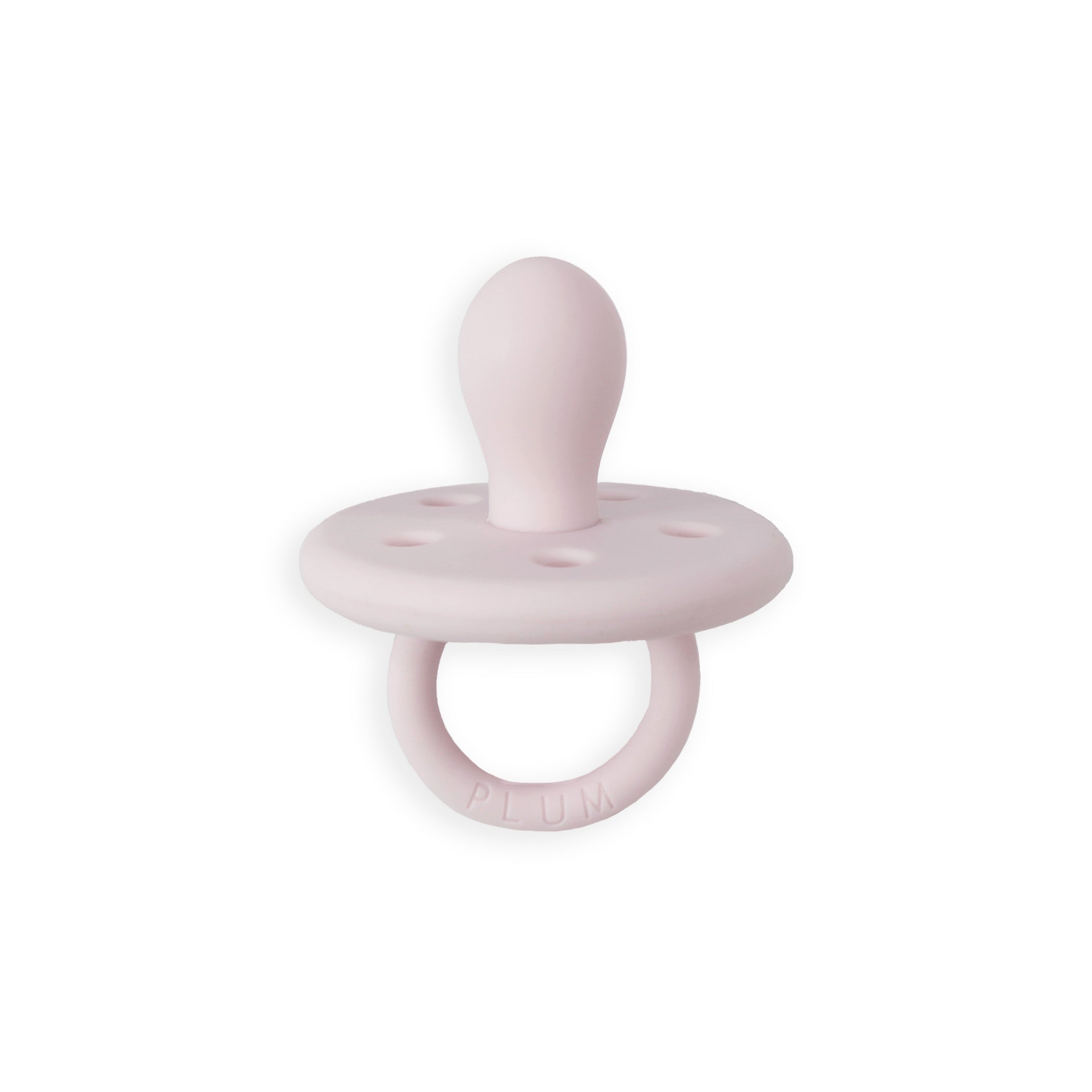 4-Pack Silicone Baby Soothers - Blush, Smokey Lilac, Dusty Berry & Salmon Pink Pacifiers for Newborns & Infants | Perfect for Daycare, Travel & Soothing Teething Pain