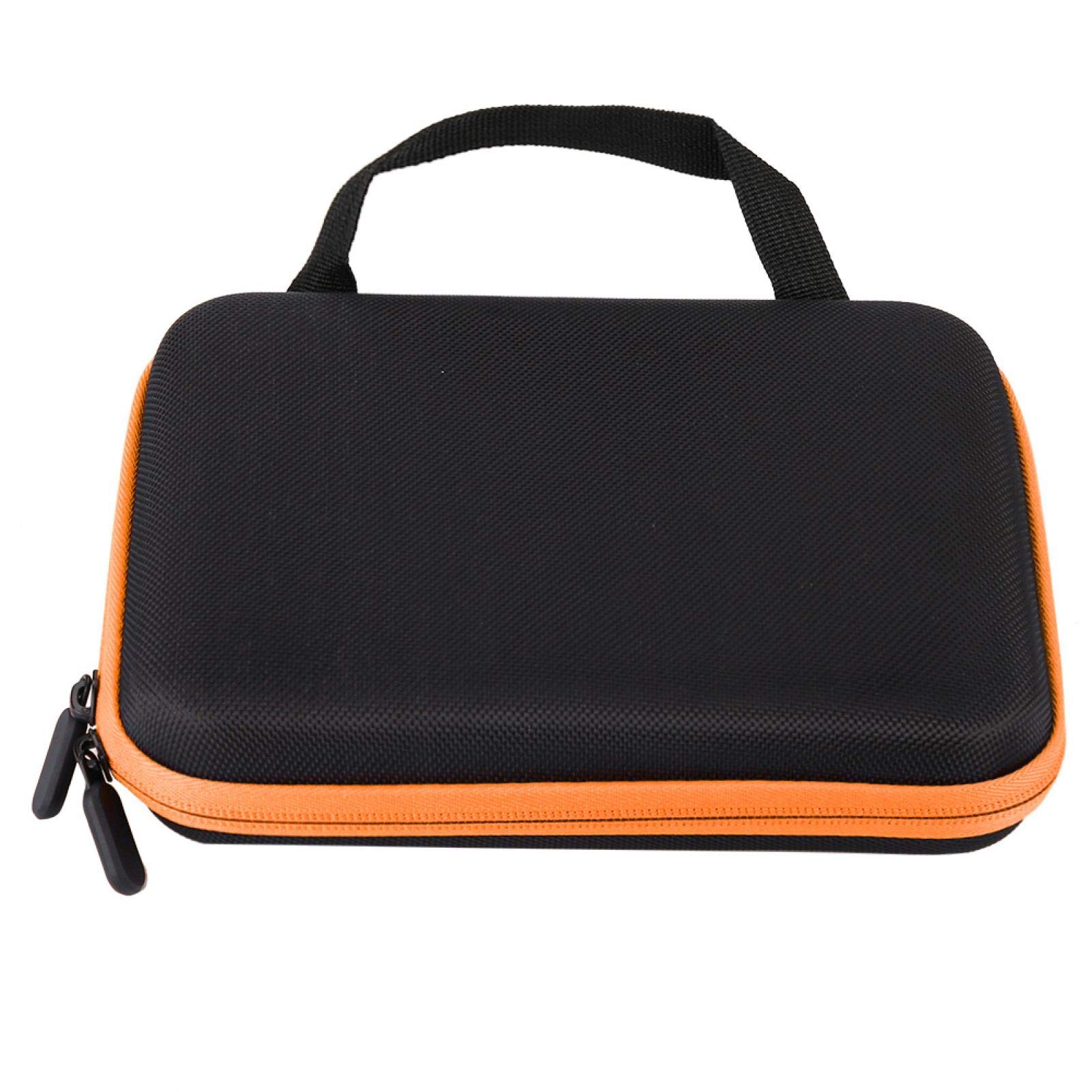 63-Slot Essential Oil Travel Case with Foam Insert & Handle - Portable Aromatherapy Storage Organizer for On-The-Go Use (Orange) | Perfect for Travel, Home, and Office Use
