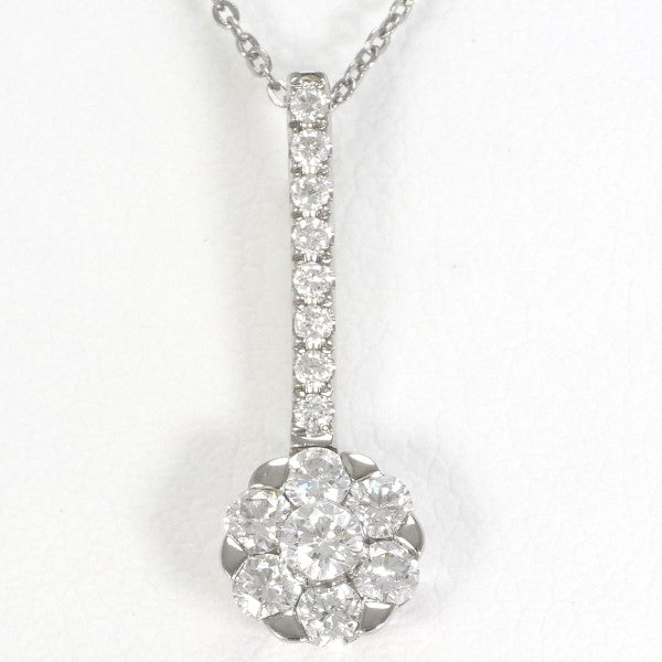 18K White Gold Diamond Necklace for Women - Elegant & Luxurious Jewelry Gift for Anniversary, Wedding, Valentine's Day