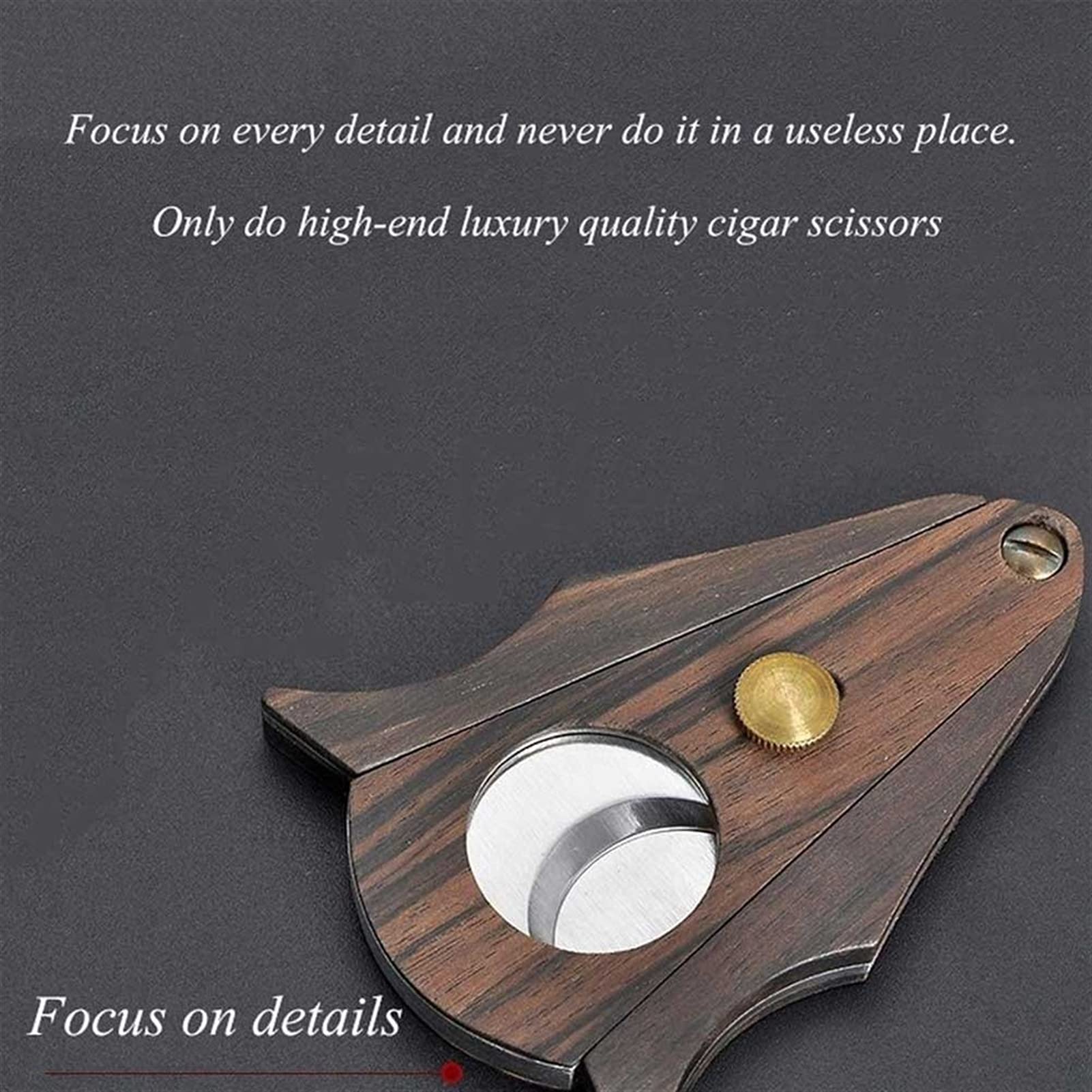 Premium Stainless Steel Cigar Cutter - Double Blade Guillotine Design for Smooth Cuts | Portable & Durable | Perfect Gift for Friends, Relatives & Colleagues | Ideal for Home, Office, Travel & Outdoor Smoking Enjoyment