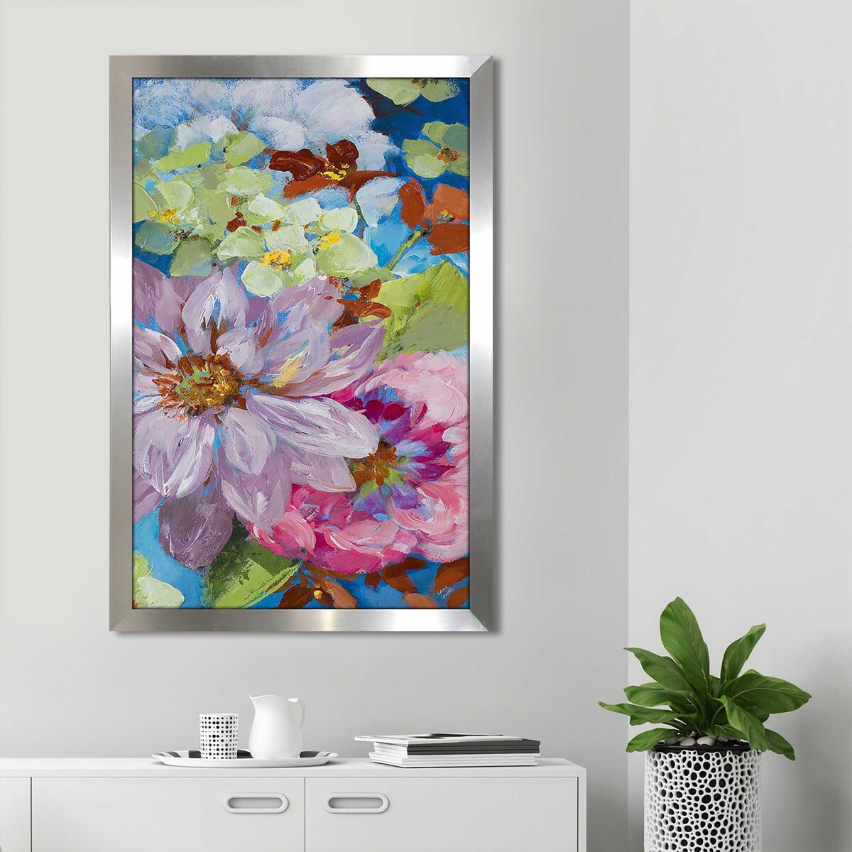 Abundant Garden II Vertical Acrylic Print - Stunning Wall Art for Home, Office & Living Room Decor