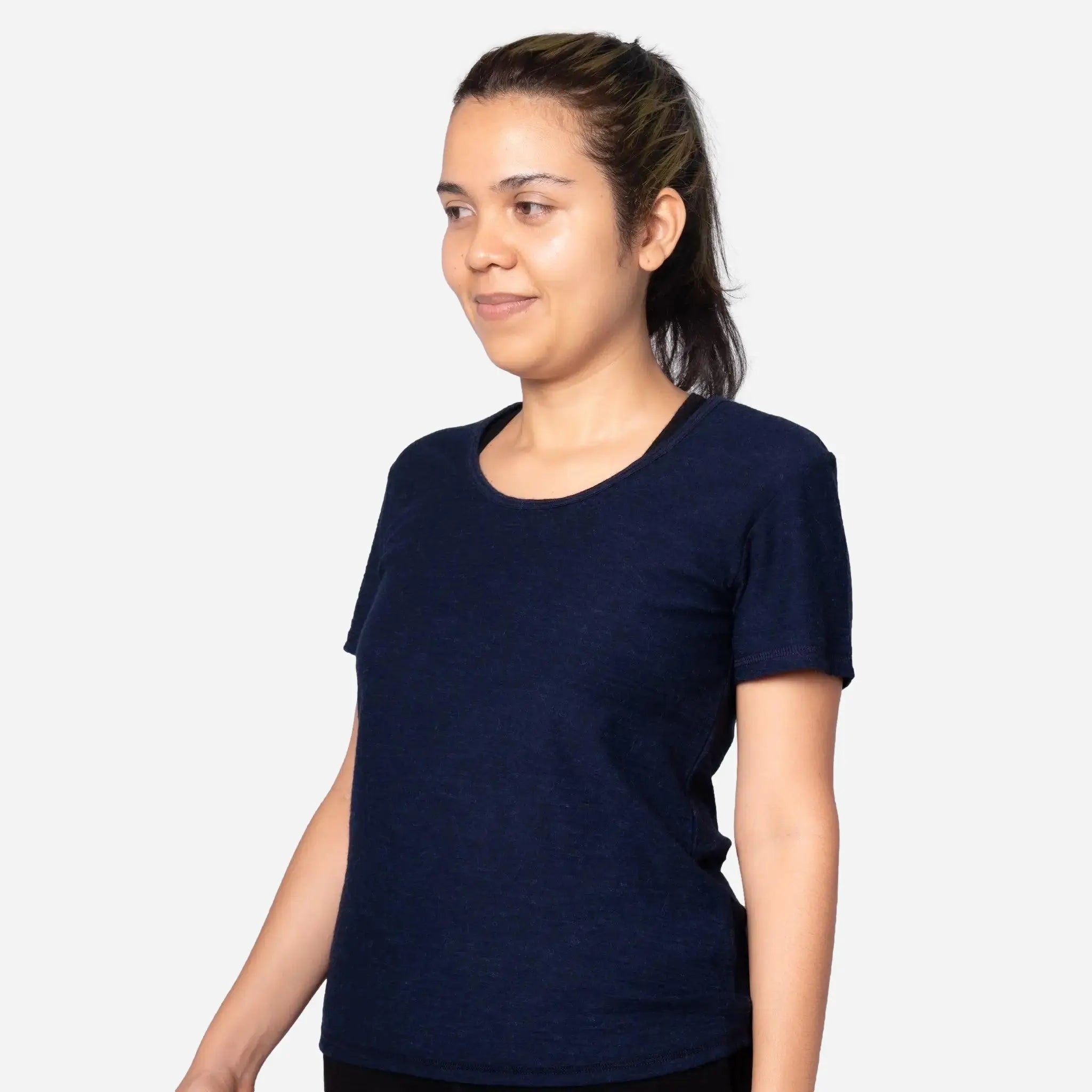Women's Alpaca Wool Hiking T-Shirt - 160 Ultralight & Relaxed Fit for Outdoor Adventures & Travel