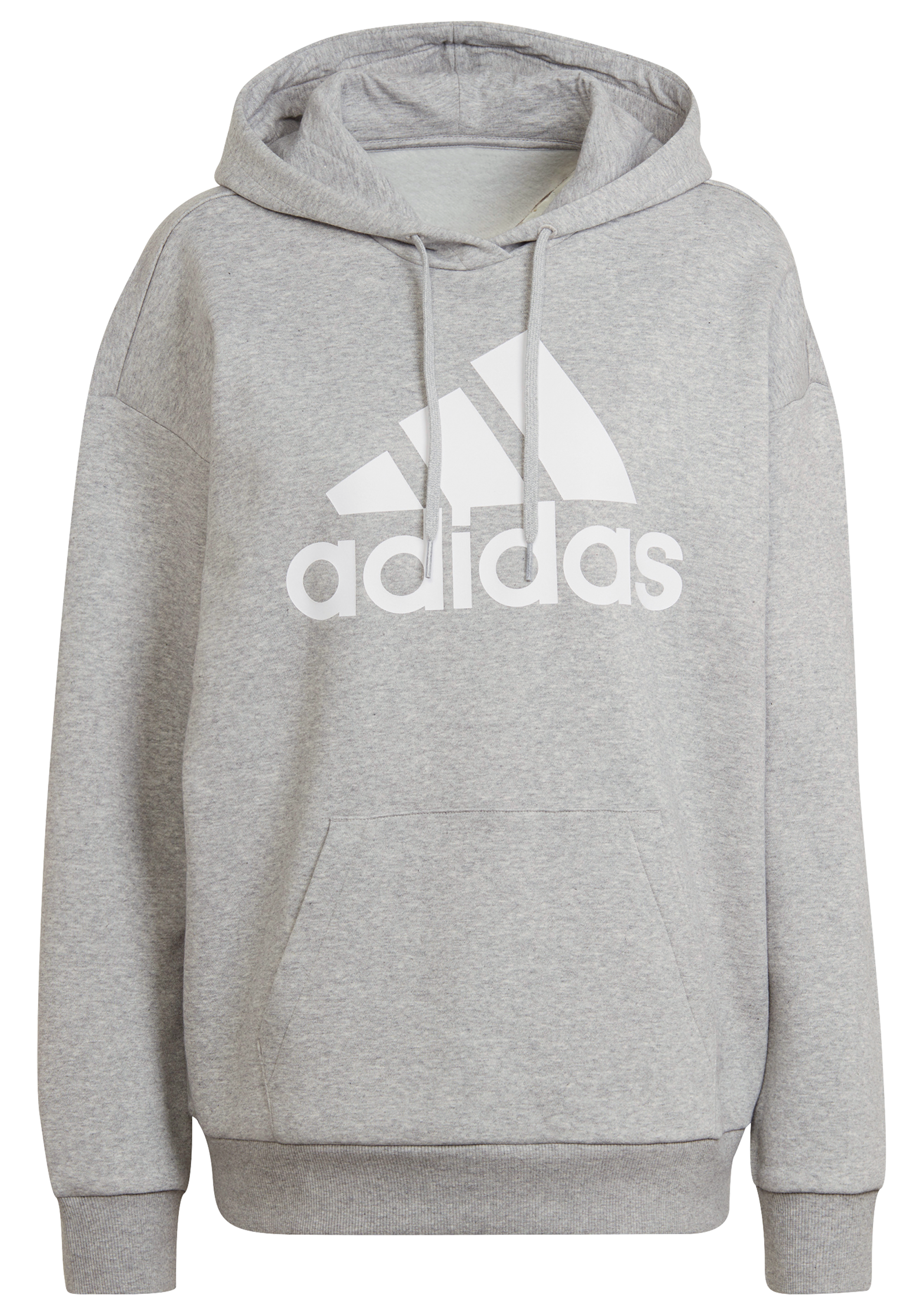 Adidas Women's Essential Boyfriend Logo Hoodie - Soft Fleece Pullover Sweatshirt with Front Pocket | Casual Loungewear, Gym Wear & Street Style Fashion