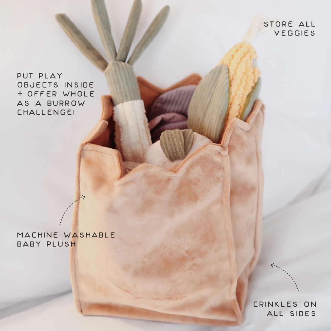 Organic Cotton Farmer's Market Tote Bag Set - Eco-Friendly Reusable Grocery Bags for Shopping, Picnics & Beach Trips - 3-Pack Sustainable Produce Bags with Reinforced Handles