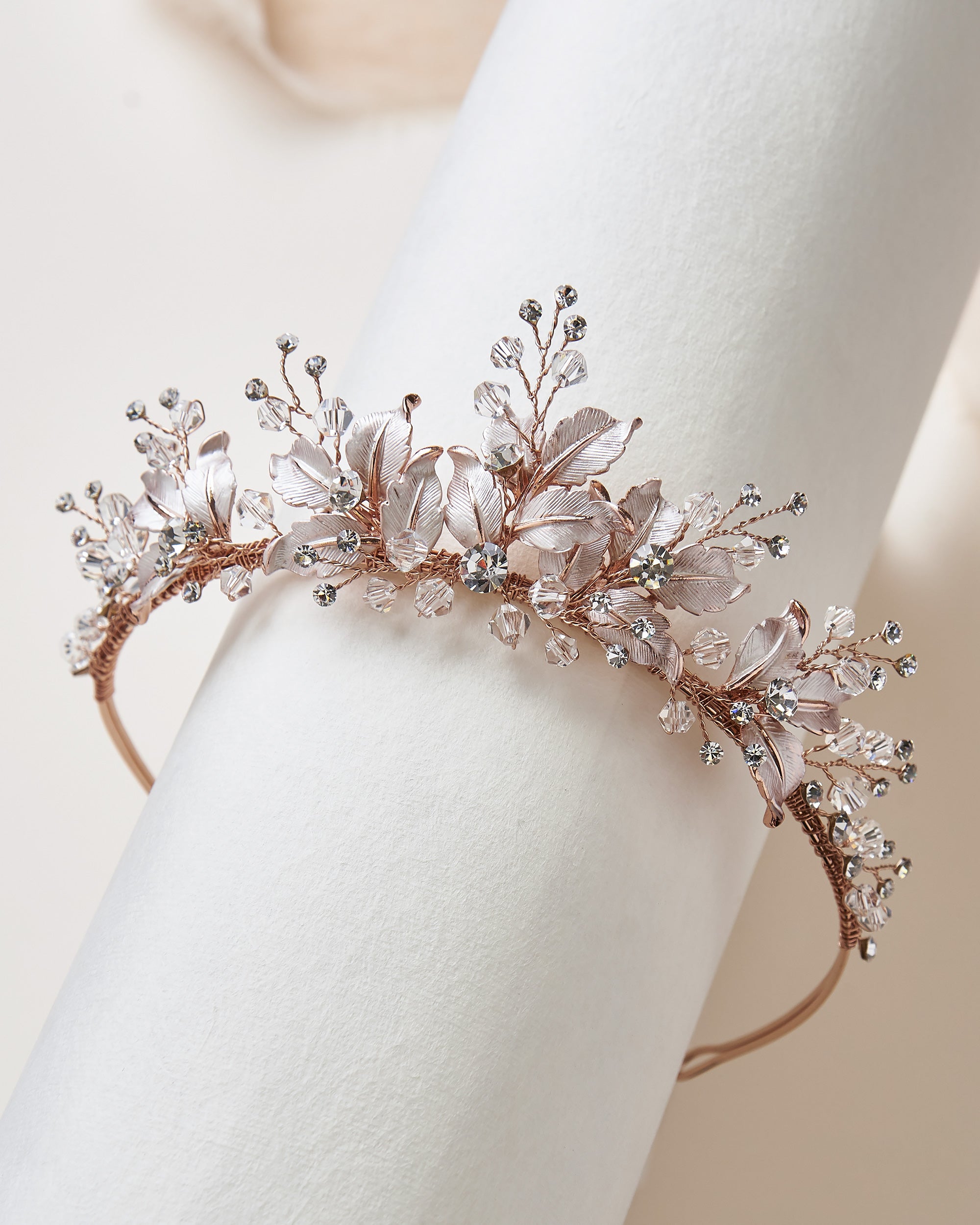 Juliet Floral Tiara for Women - Elegant Bridal Hair Crown, Wedding Headpiece, Boho Flower Crown for Brides, Prom, Festival, and Special Occasions
