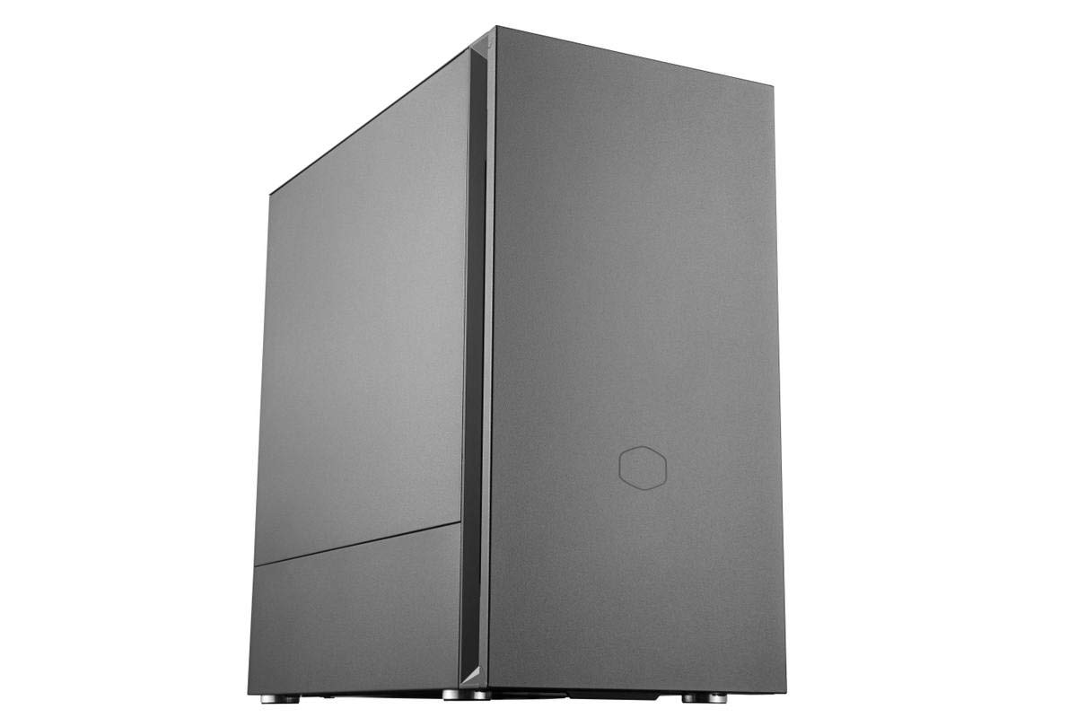 Cooler Master Silencio S400 Micro-ATX PC Case - Soundproof Gaming Tower with Noise-Reducing Panels, Reversible Front Design & 2X 120mm PWM Fans | Perfect for Quiet Gaming Setups & Home Office Workstations