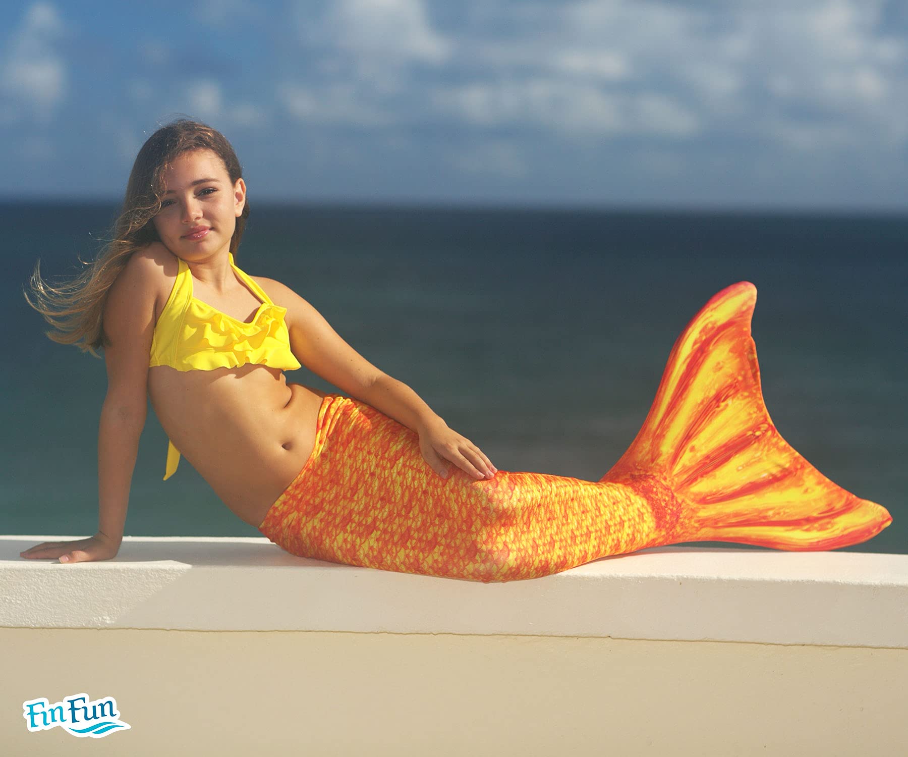 Fin Fun Mermaidens - Premium Mermaid Tails for Swimming | Women, Teens & Adults | Includes Monofin | Perfect for Pool Parties, Underwater Photography & Mermaid Performances