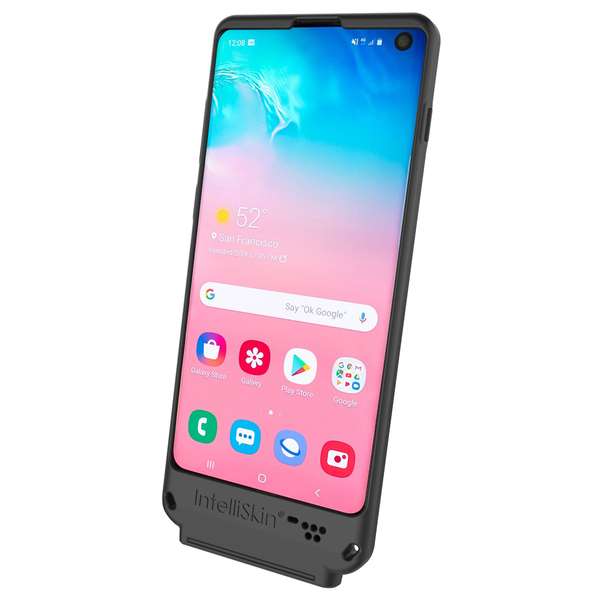 IntelliSkin® Protective Case for Samsung Galaxy S10+ (RAM GDS SKIN SAM48) - Slim Fit, Shockproof Cover for Everyday Use & Outdoor Activities