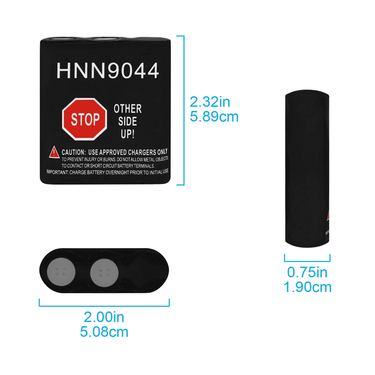 Mighty Max Battery HNN9044 Replacement Battery for Motorola Radius Radio - 4 Pack | Long-Lasting Power for Two-Way Radios | Perfect for Security, Construction & Emergency Communication