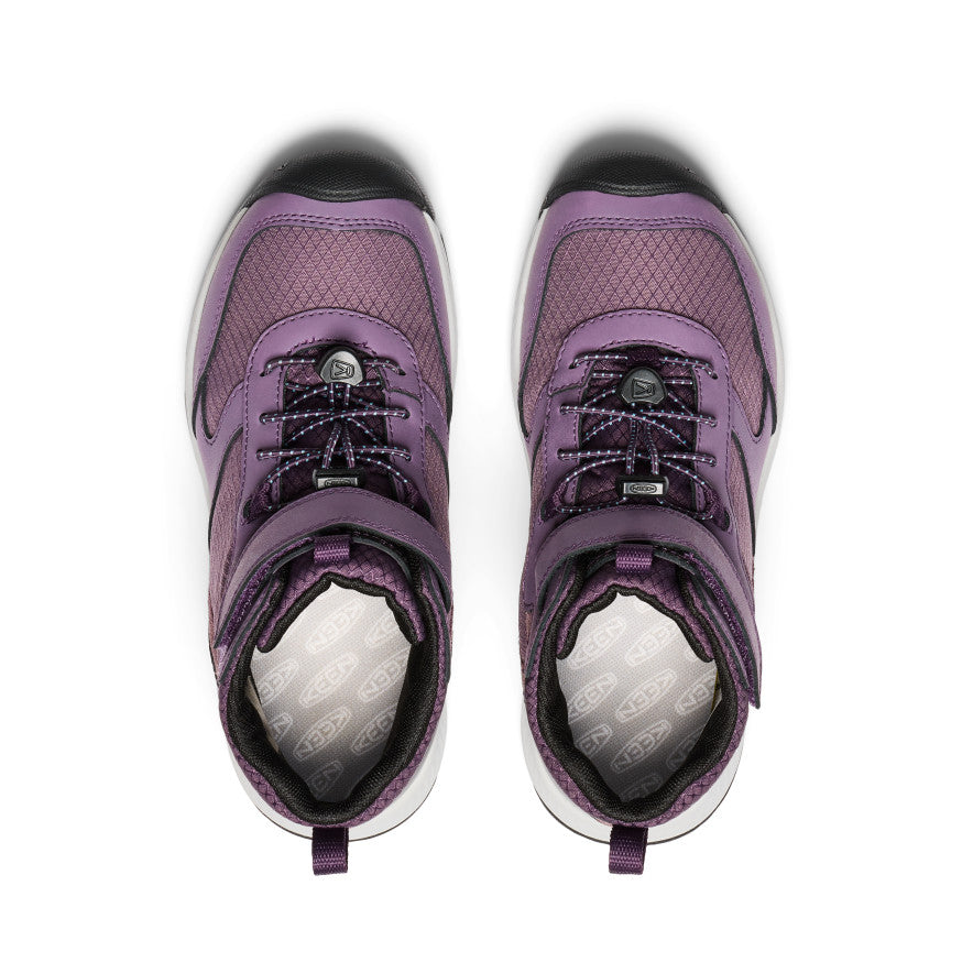 Waterproof Skua Boots for Big Kids - Black Plum/Plum Perfect | Outdoor Play, Rainy Day Adventures, Winter Hiking Footwear
